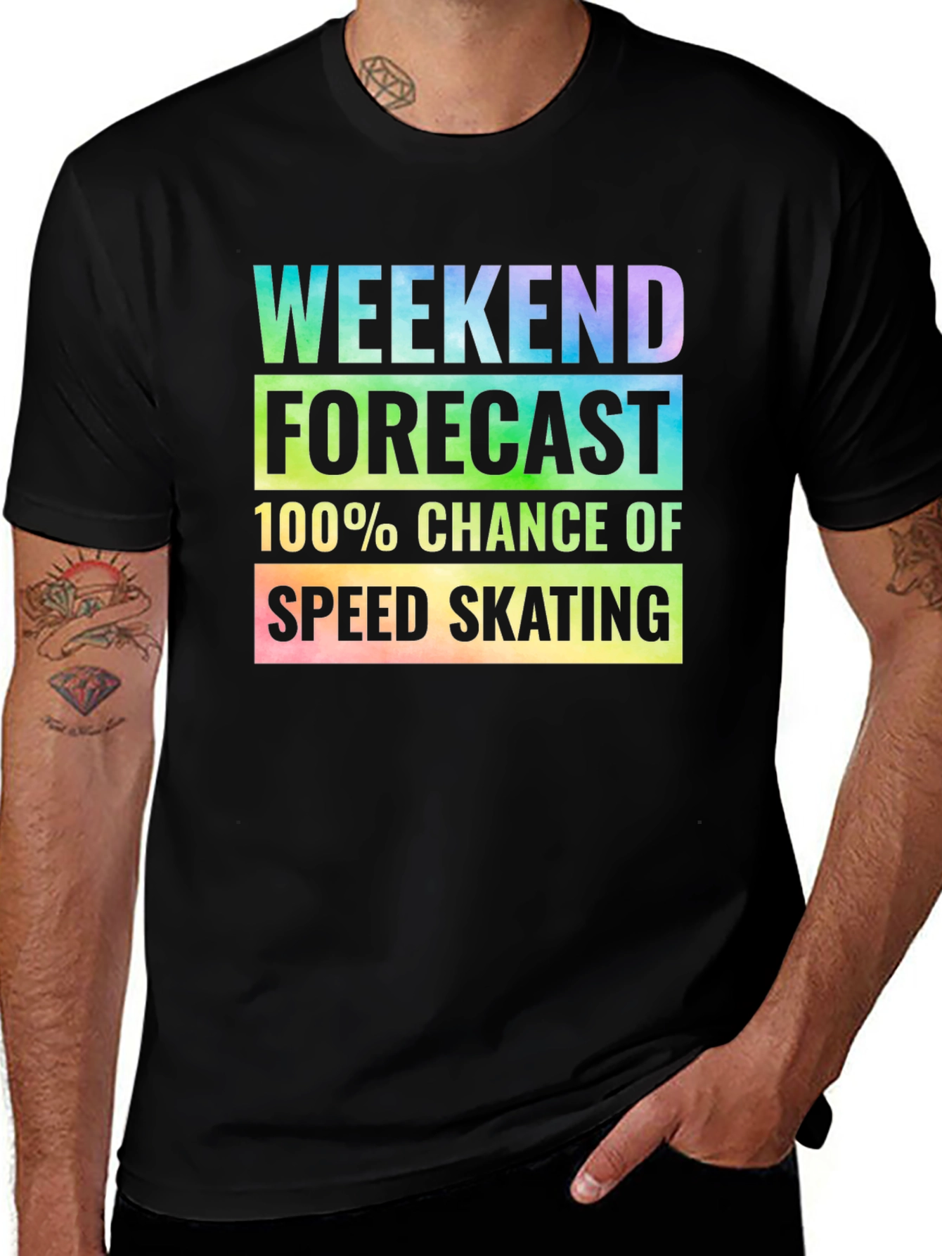 Speed Skating Weekend Forecast T-Shirt