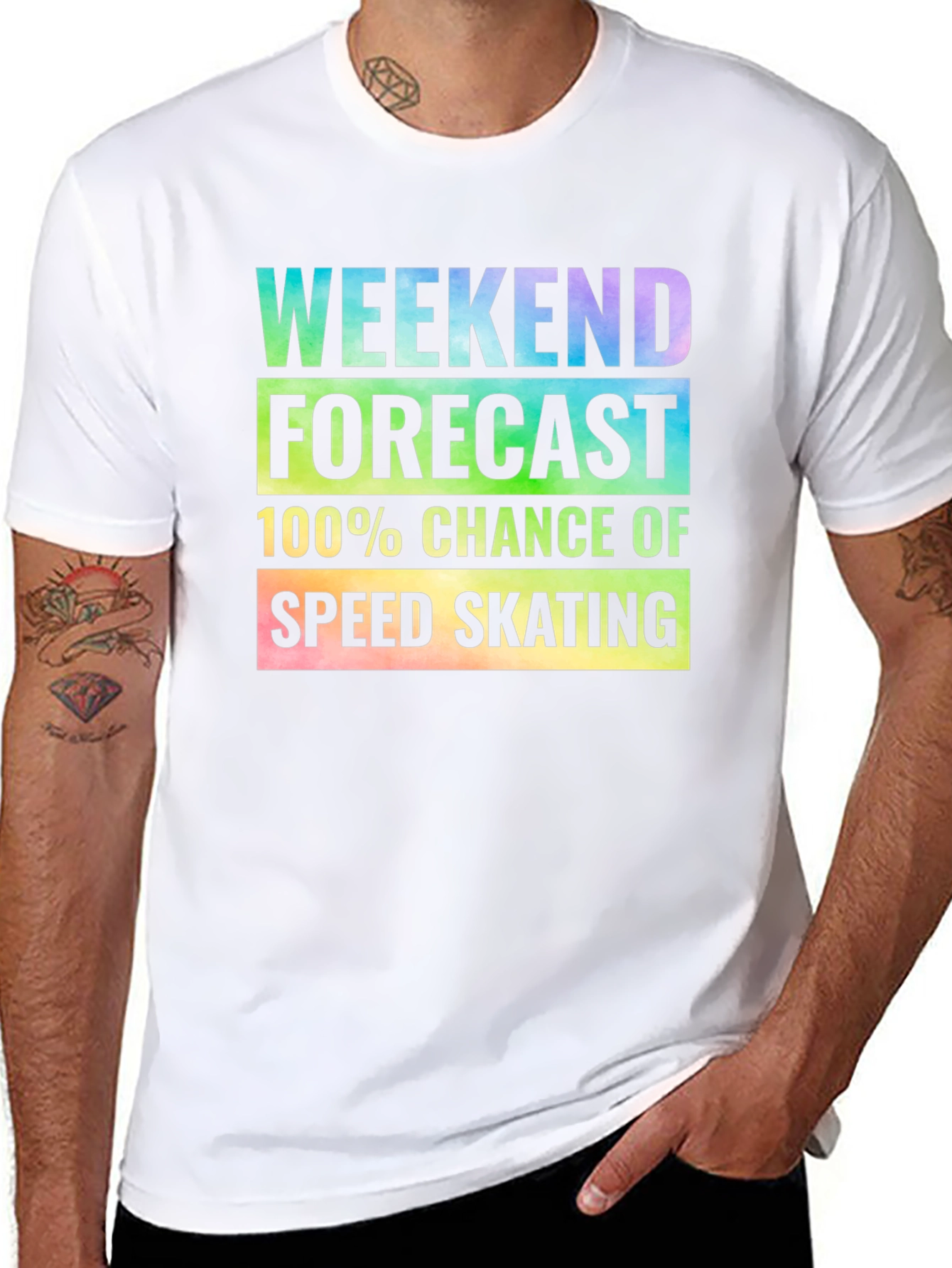 Speed Skating Weekend Forecast T-Shirt