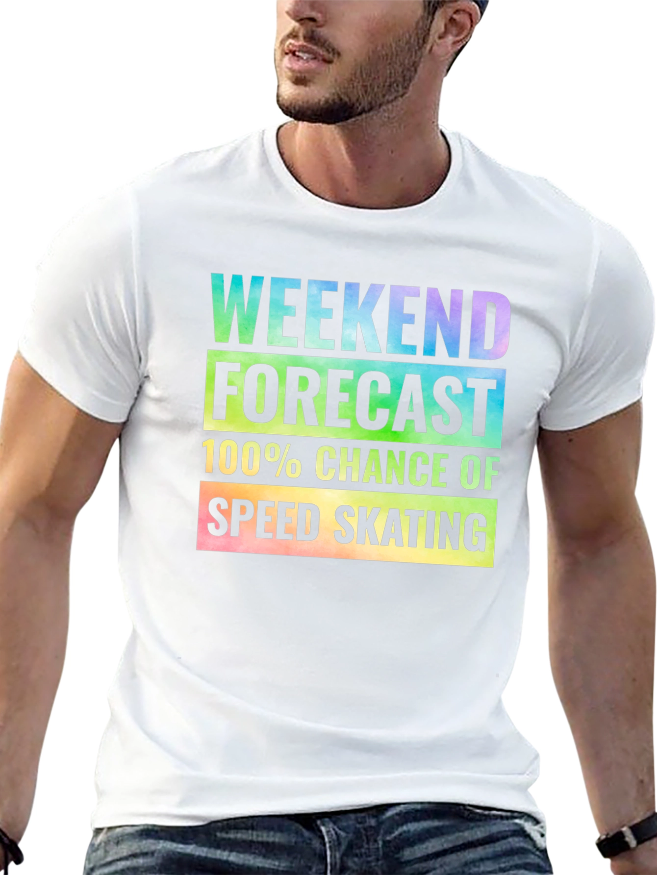 Speed Skating Weekend Forecast T-Shirt