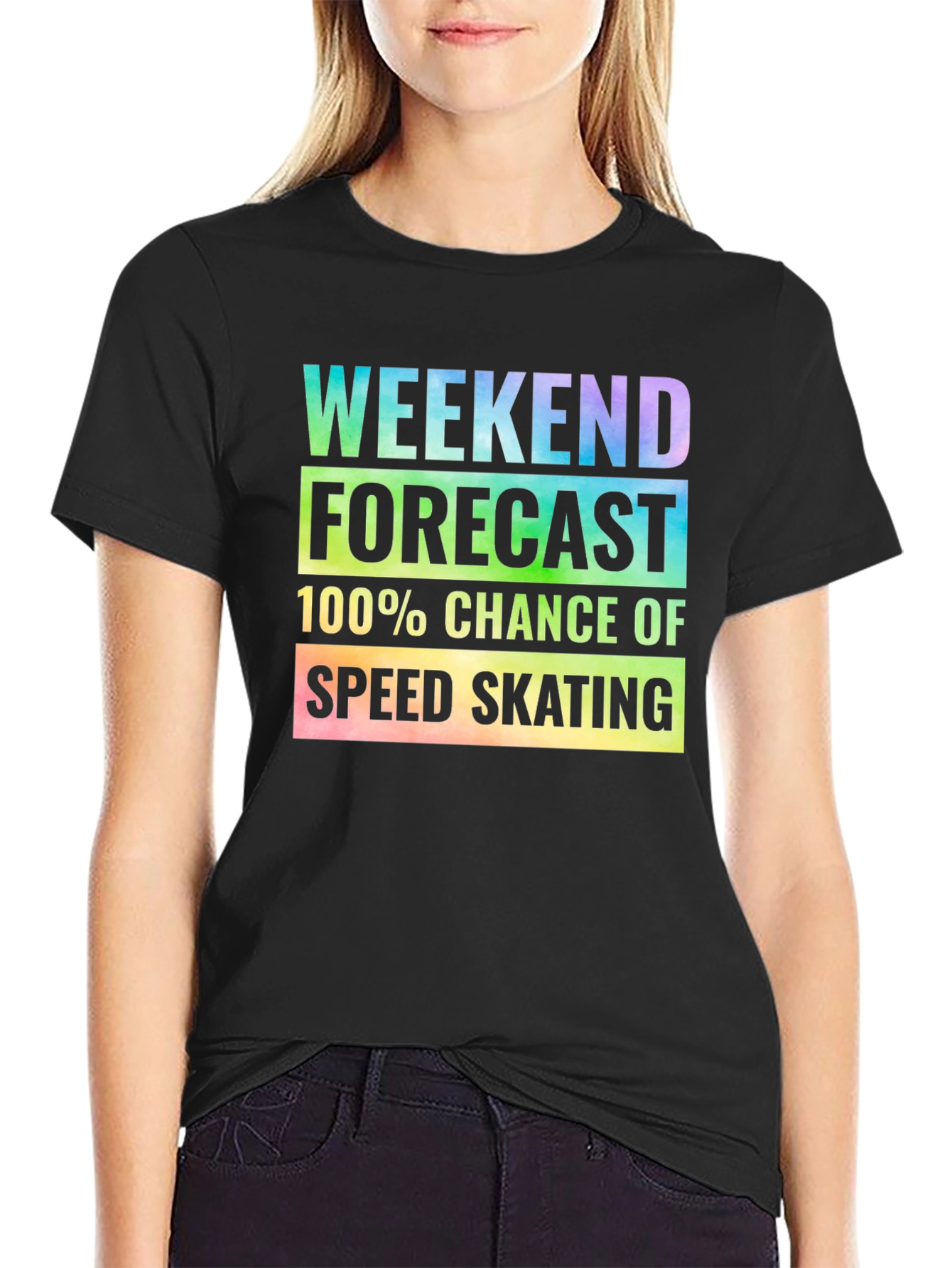 Speed Skating Weekend Forecast T-Shirt