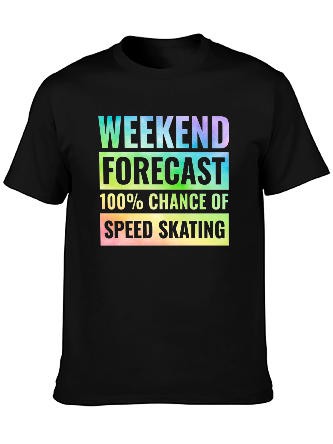 Speed Skating Weekend Forecast T-Shirt