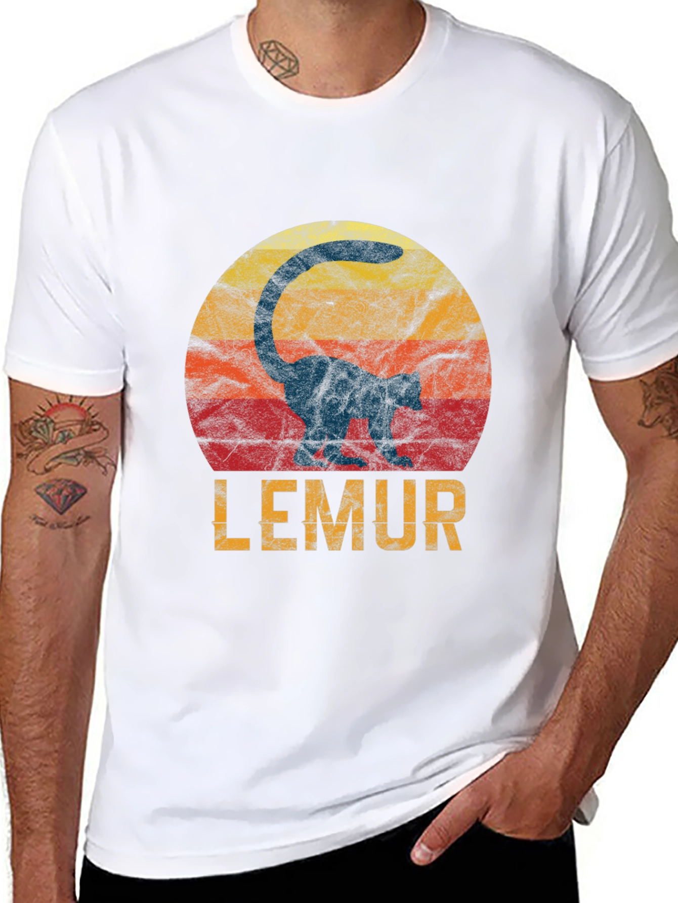 Retro Lemur T-Shirt