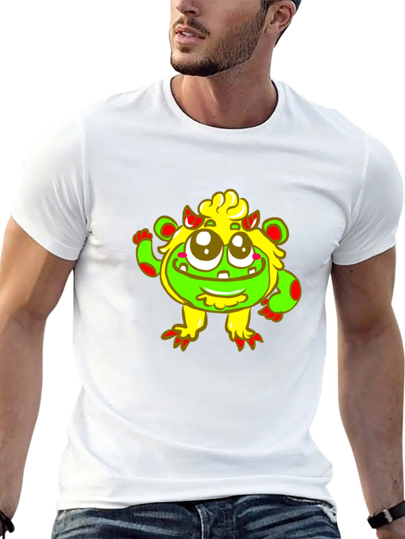 Monster Graphic T-Shirt - Fun Cartoon Design