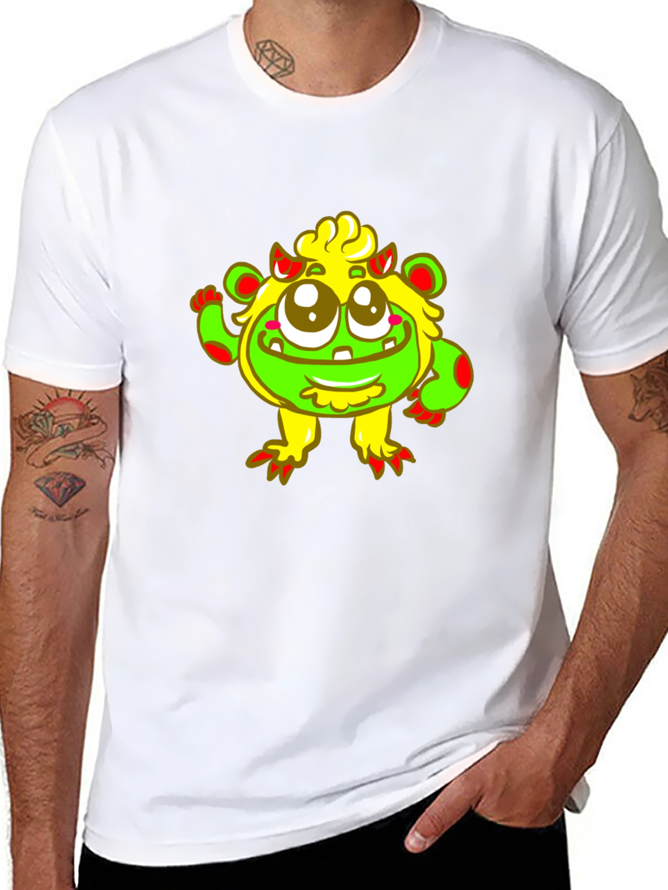Monster Graphic T-Shirt - Fun Cartoon Design
