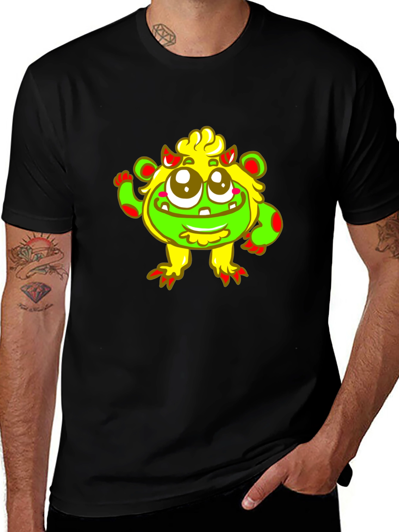 Monster Graphic T-Shirt - Fun Cartoon Design