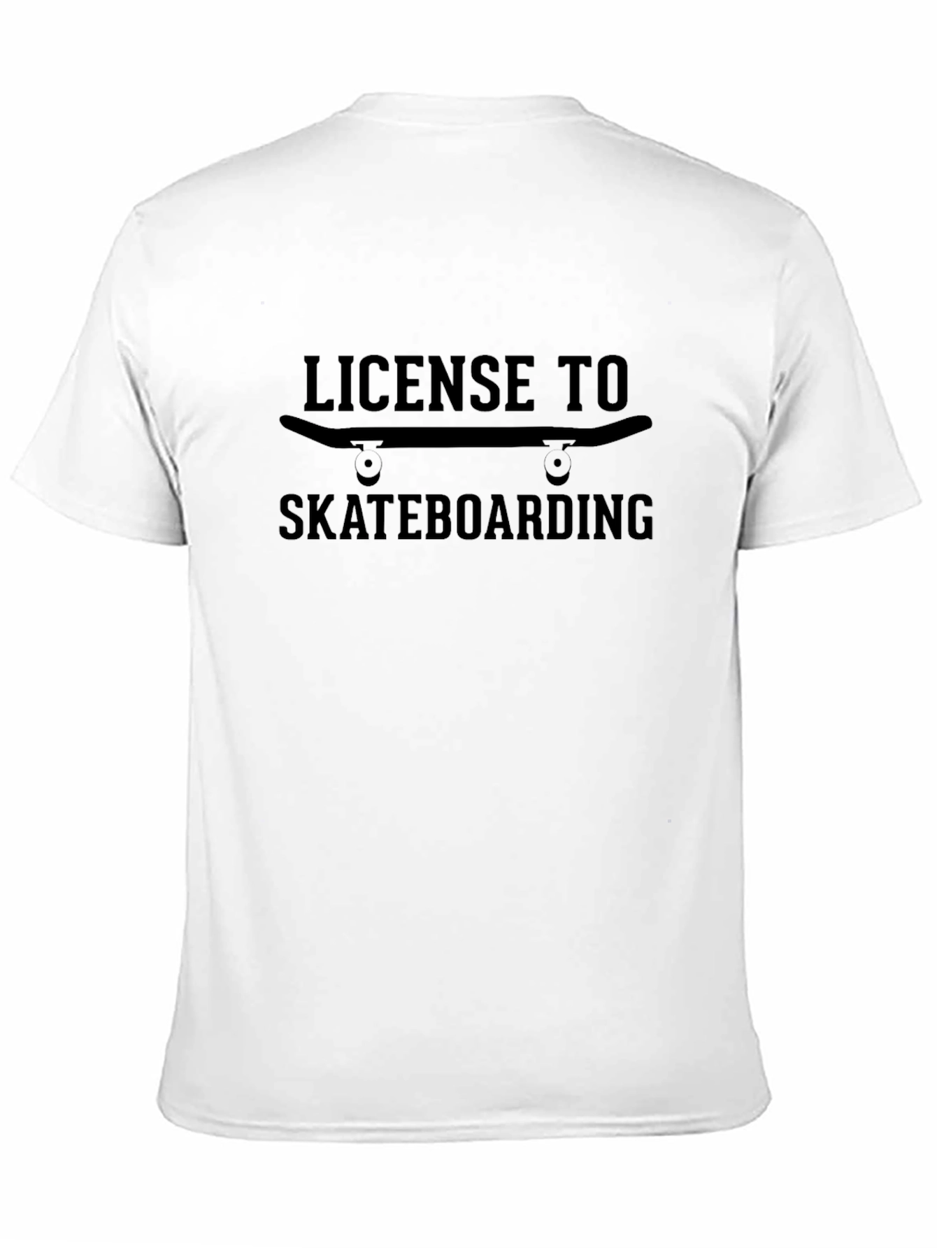 License To Skateboarding Graphic Tee