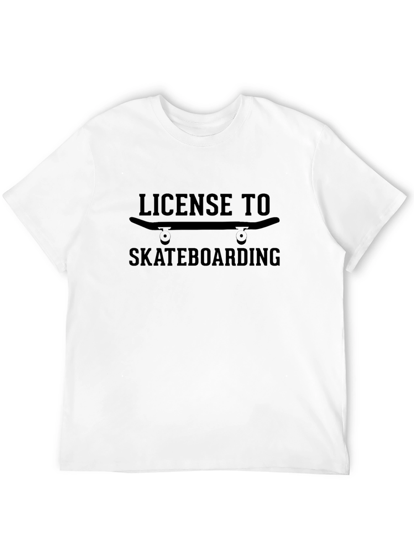 License To Skateboarding Graphic Tee