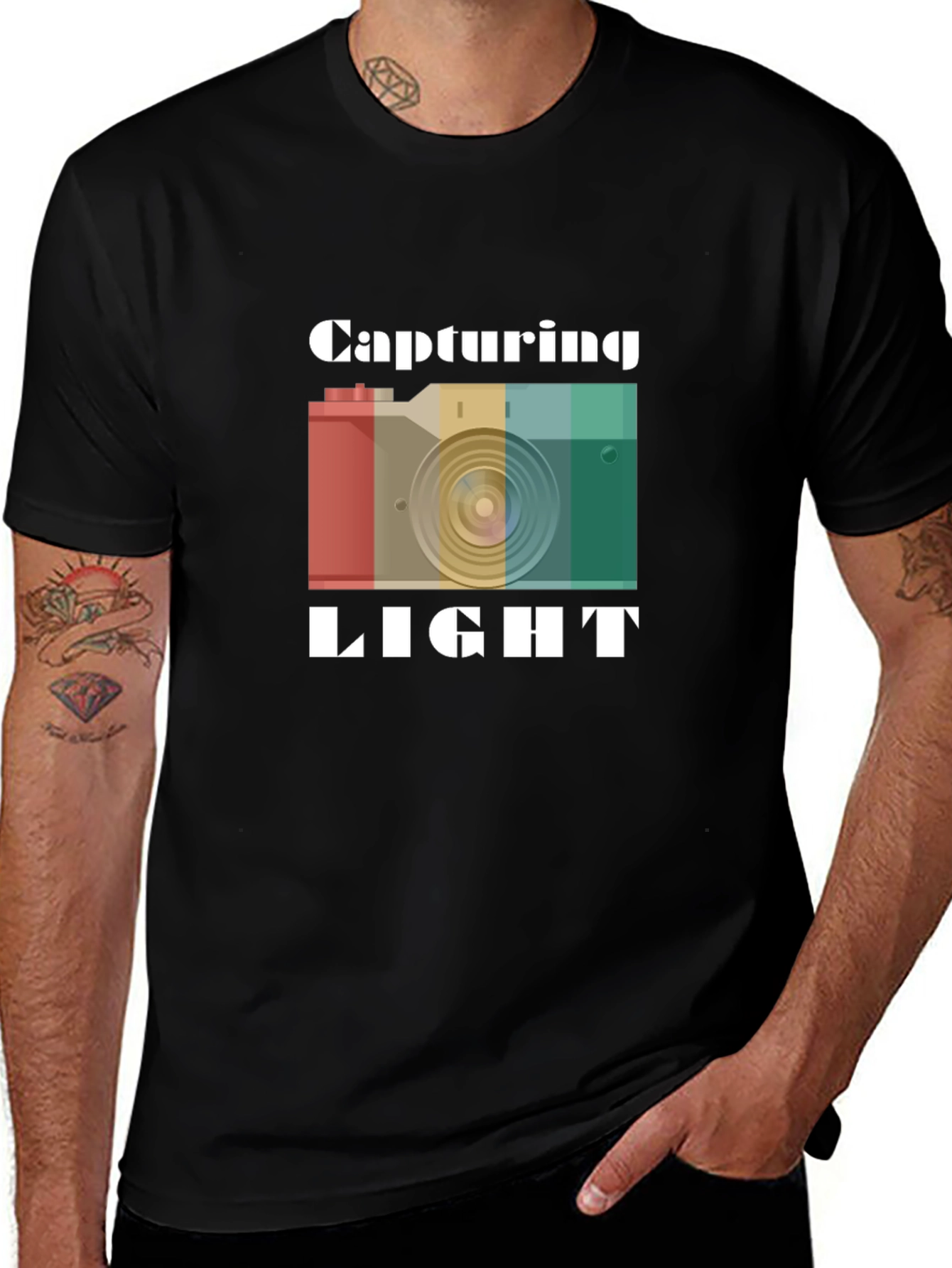 Capturing Light Camera Graphic Tee