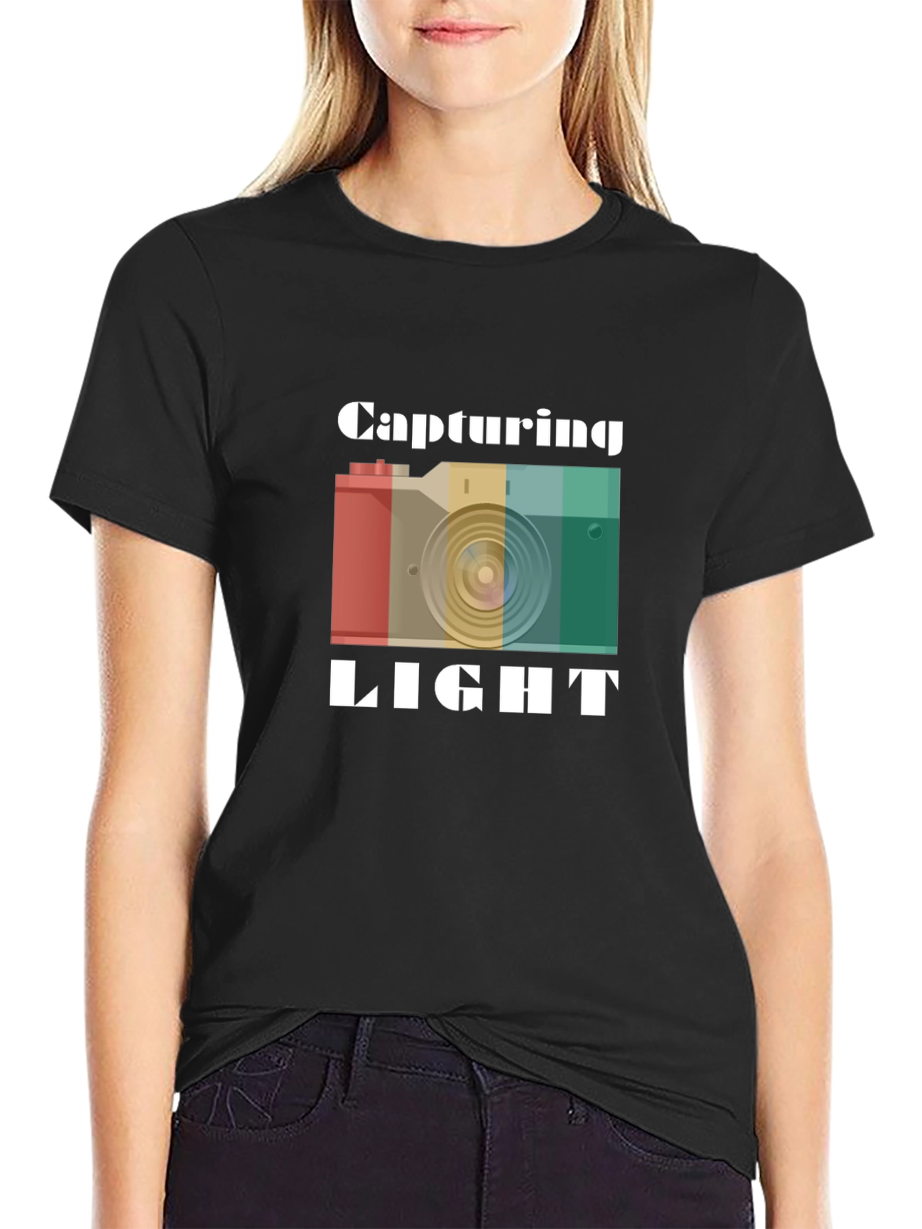 Capturing Light Camera Graphic Tee