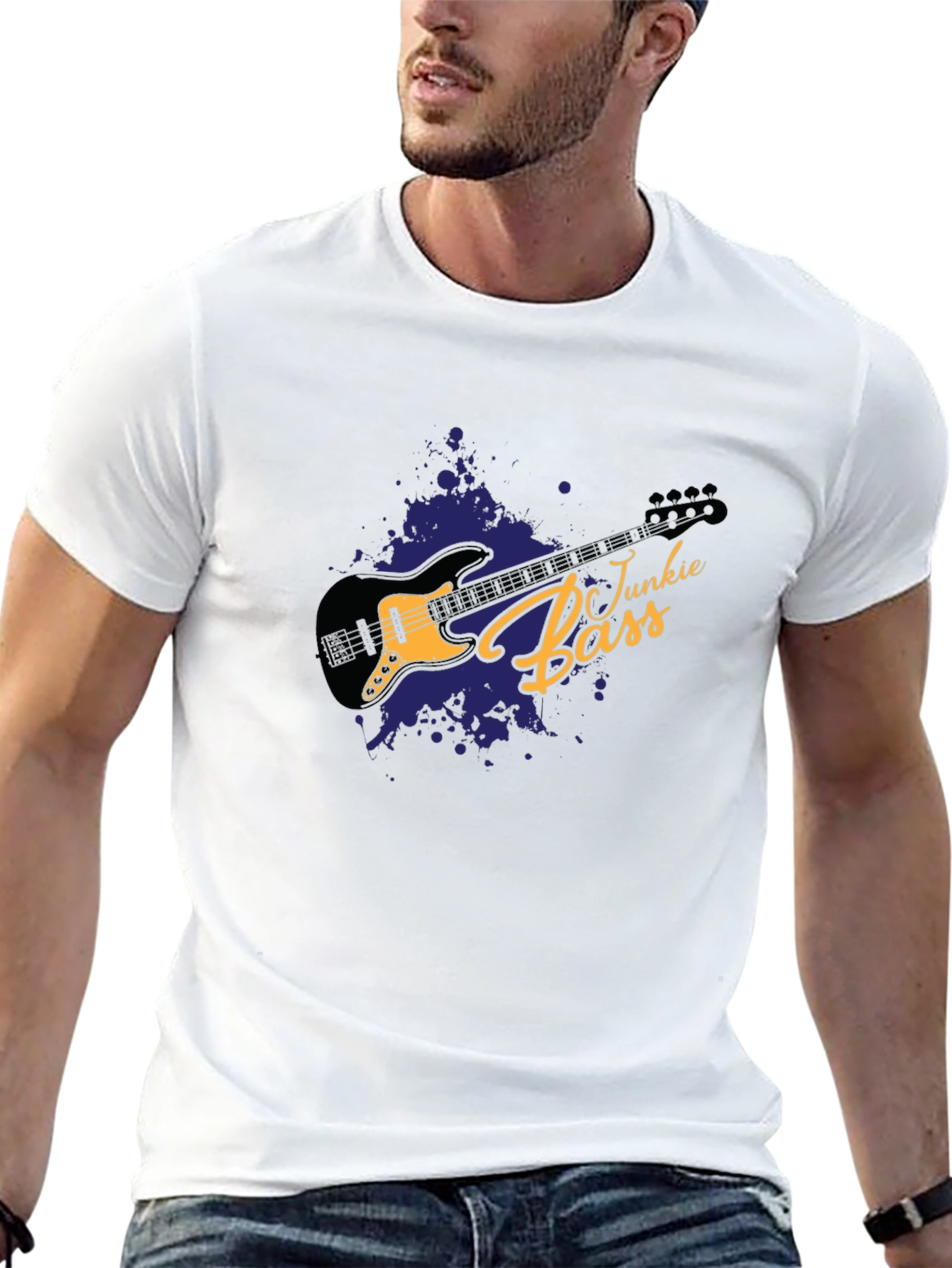 Junkie Bass T-Shirt - Music Lover Tee