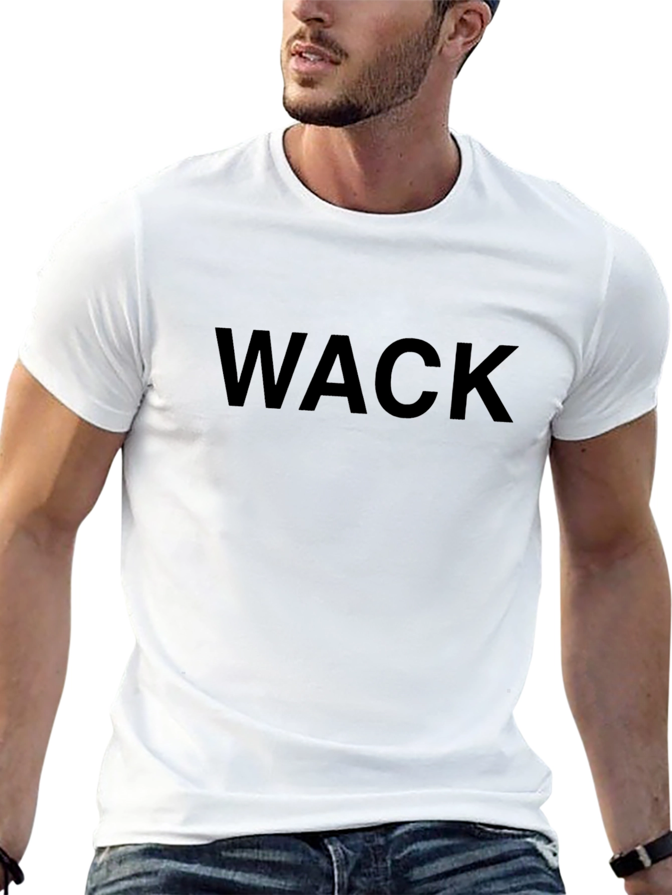 Wack T-Shirt - Mens Black Crew Neck Tee
