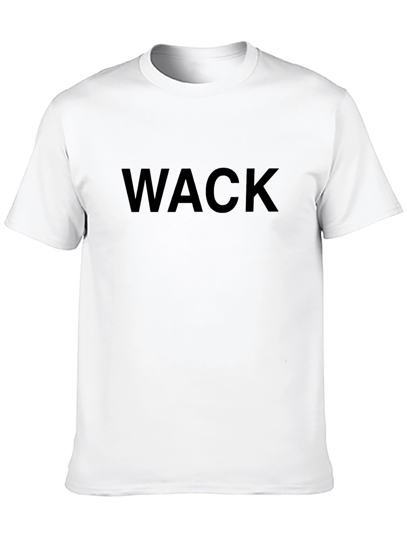 Wack T-Shirt - Mens Black Crew Neck Tee