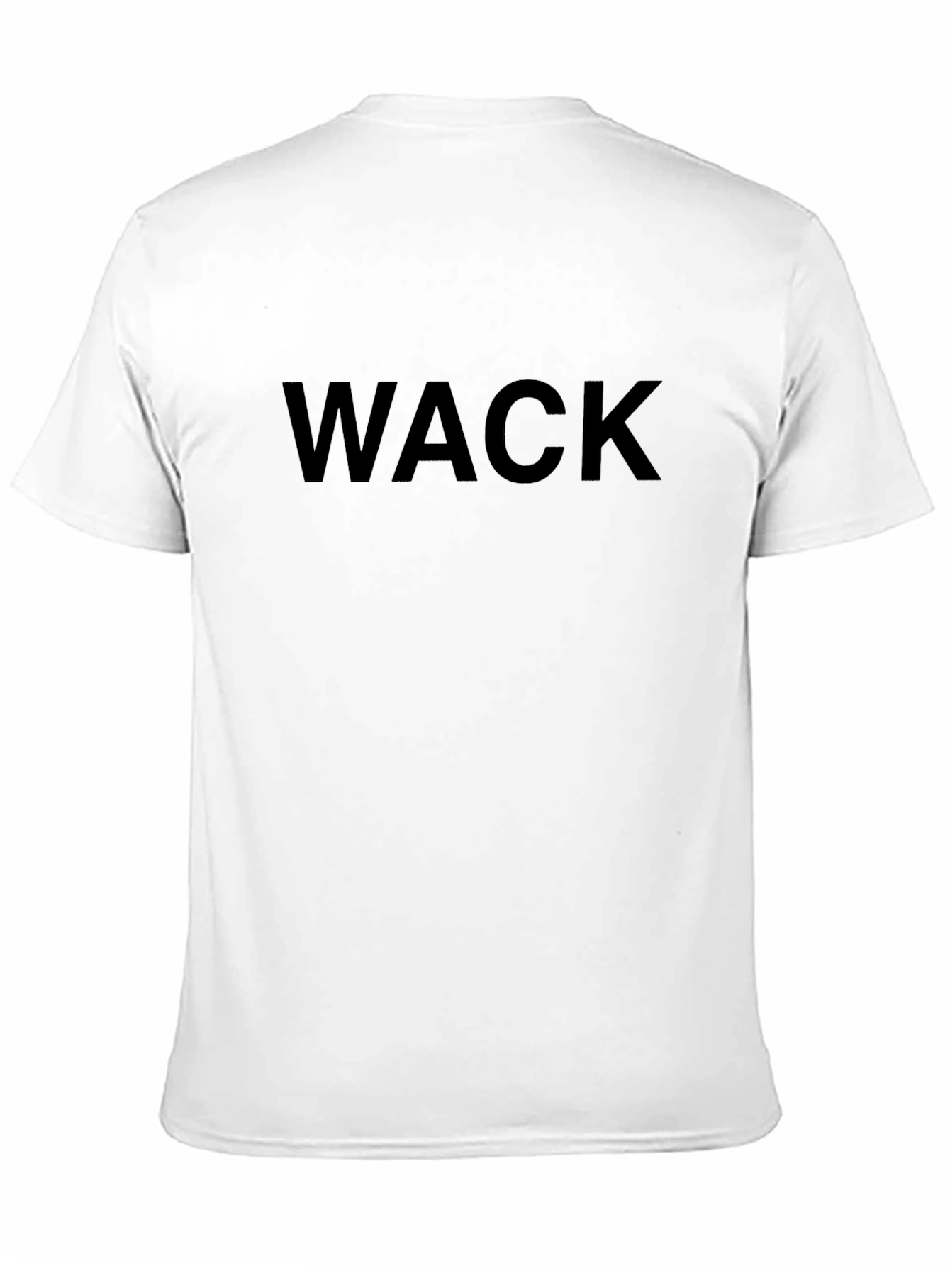 Wack T-Shirt - Mens Black Crew Neck Tee