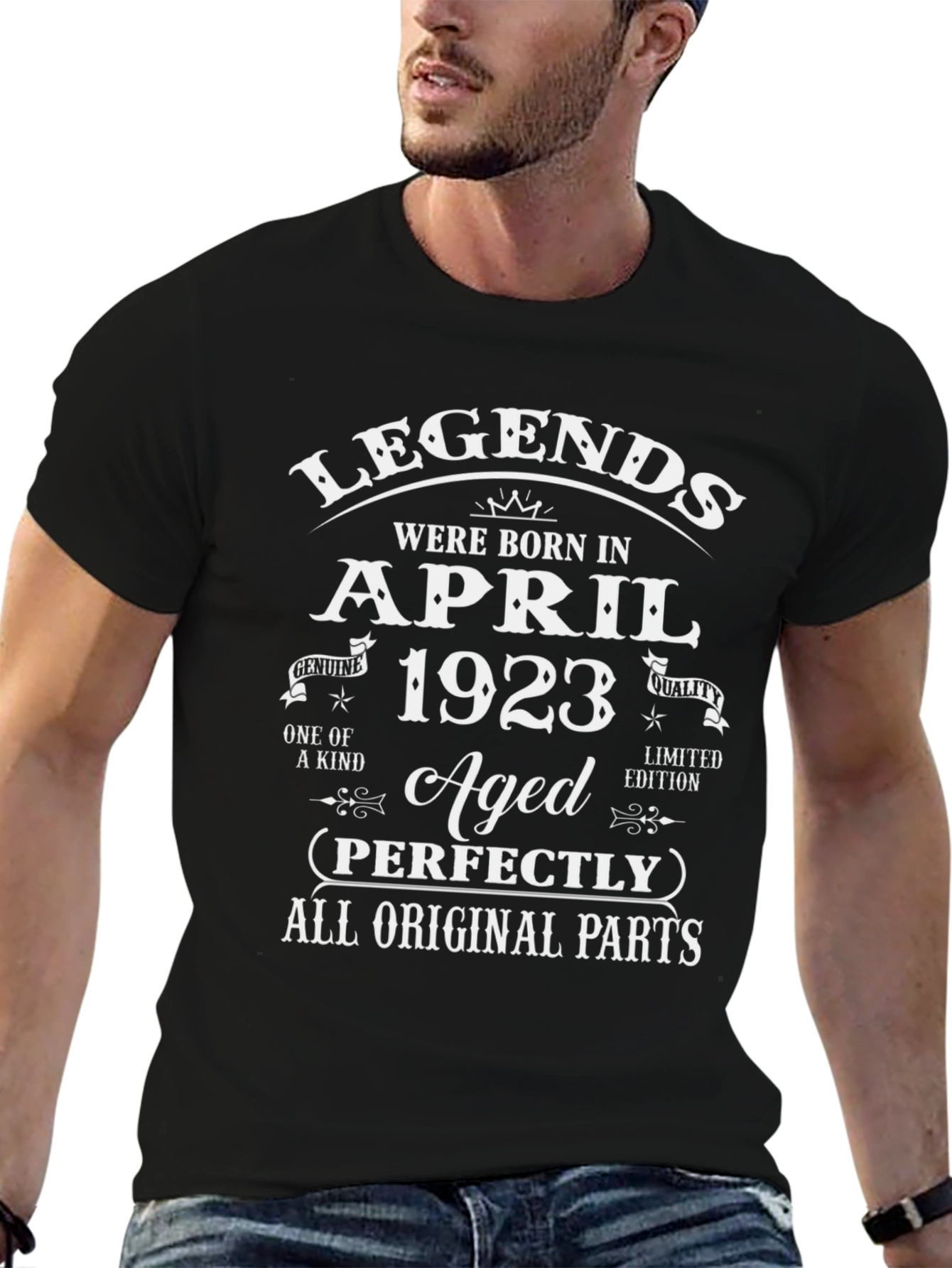 Legends Born April 1923 Aged Perfectly T-Shirt