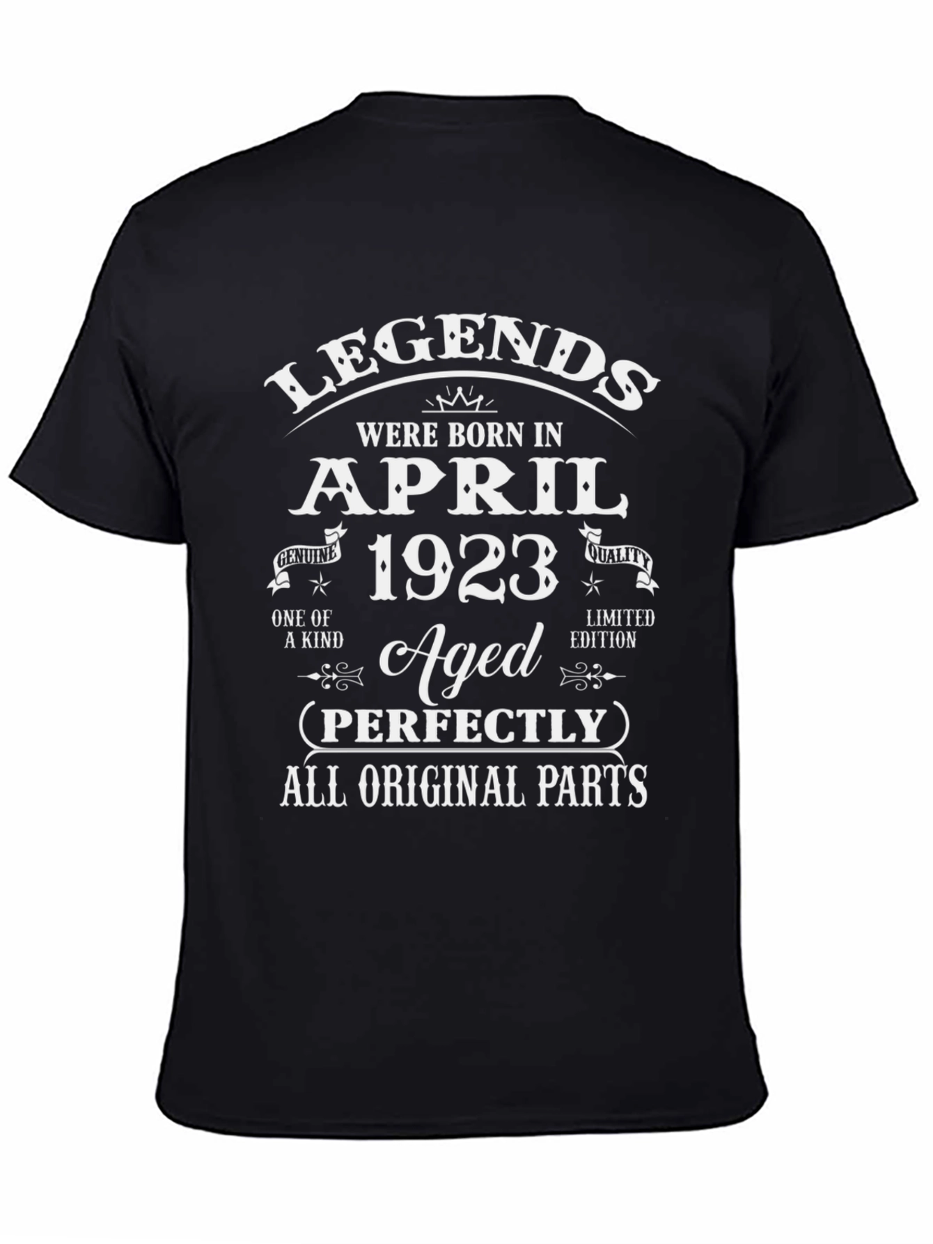 Legends Born April 1923 Aged Perfectly T-Shirt
