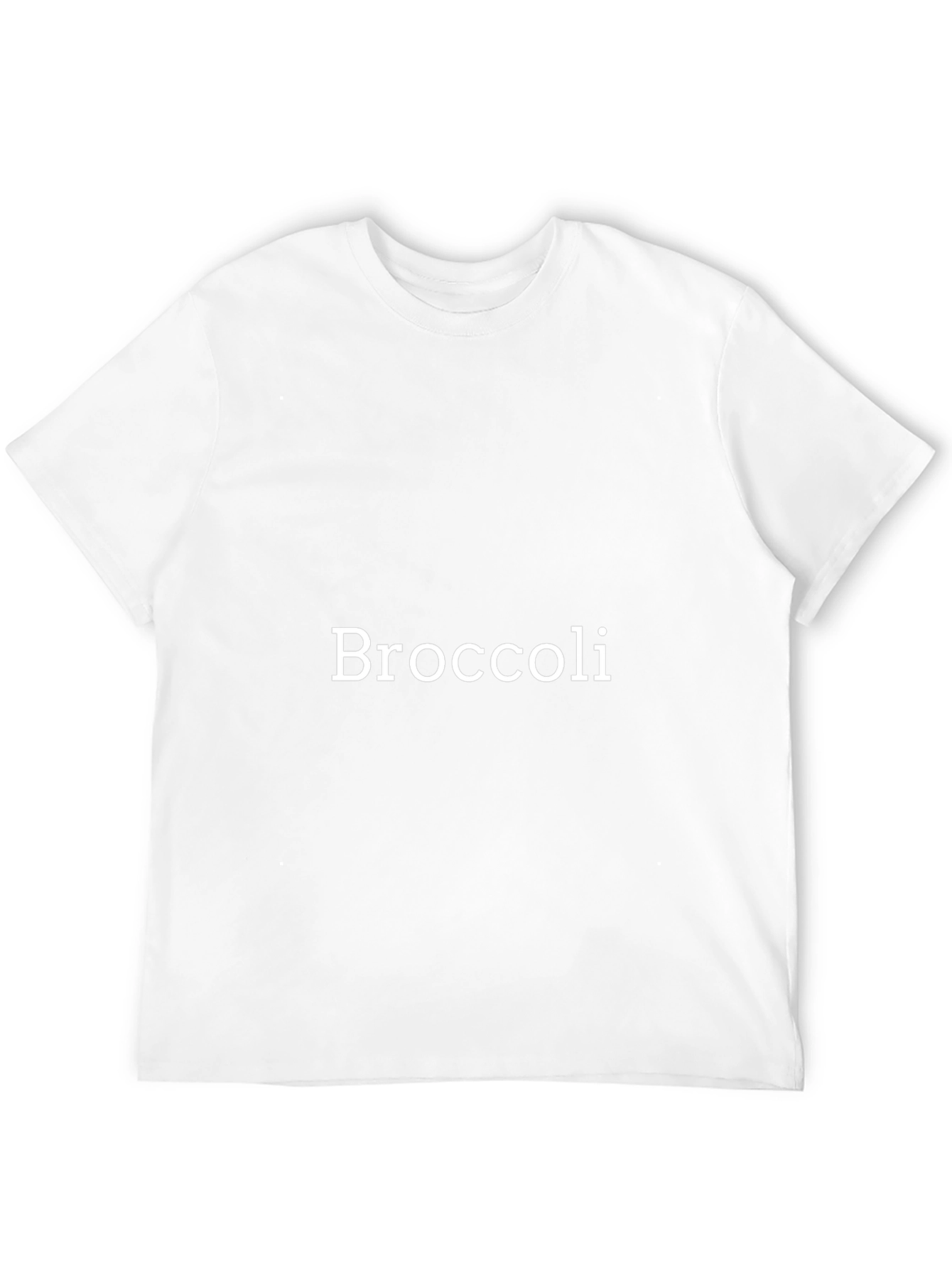 Broccoli T-Shirt - Black Cotton Tee