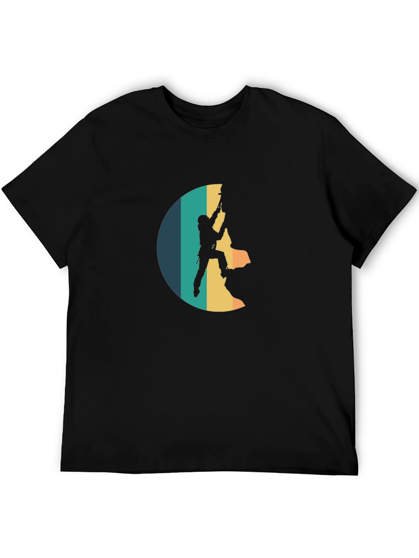 Climbing Retro Style T-Shirt