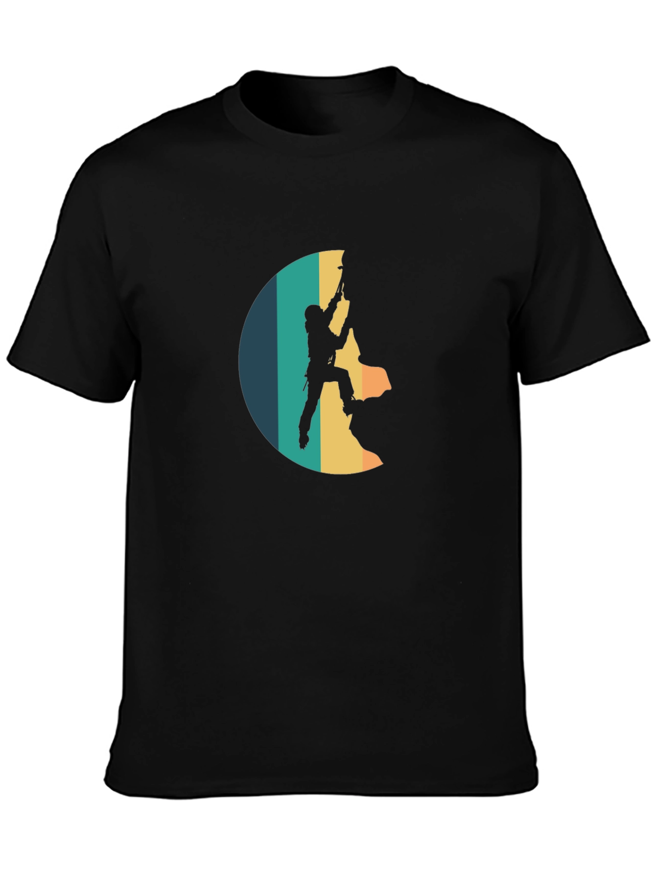 Climbing Retro Style T-Shirt