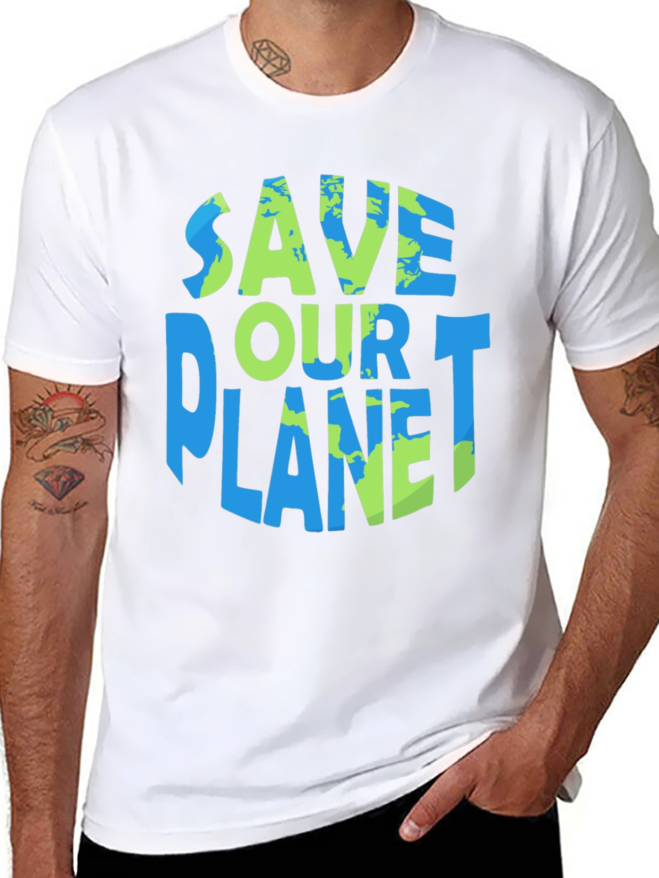 Save Our Planet T-Shirt - Eco-Friendly Design