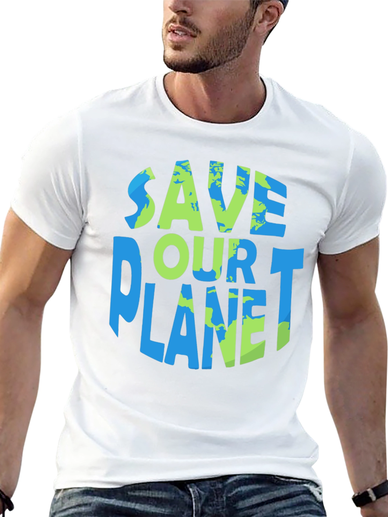 Save Our Planet T-Shirt - Eco-Friendly Design