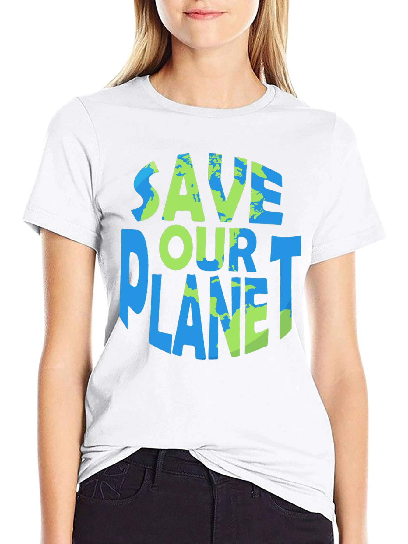 Save Our Planet T-Shirt - Eco-Friendly Design