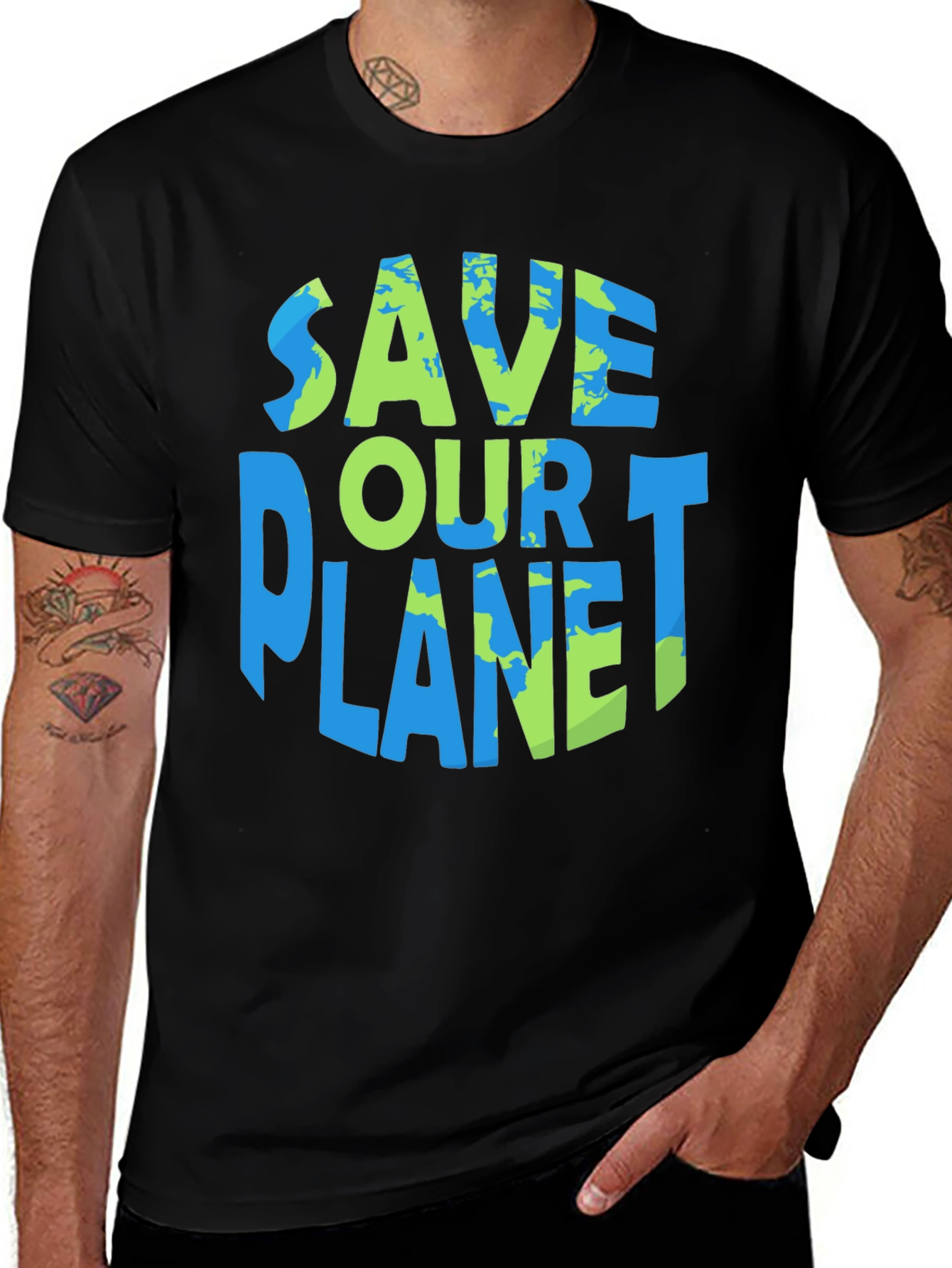 Save Our Planet T-Shirt - Eco-Friendly Design