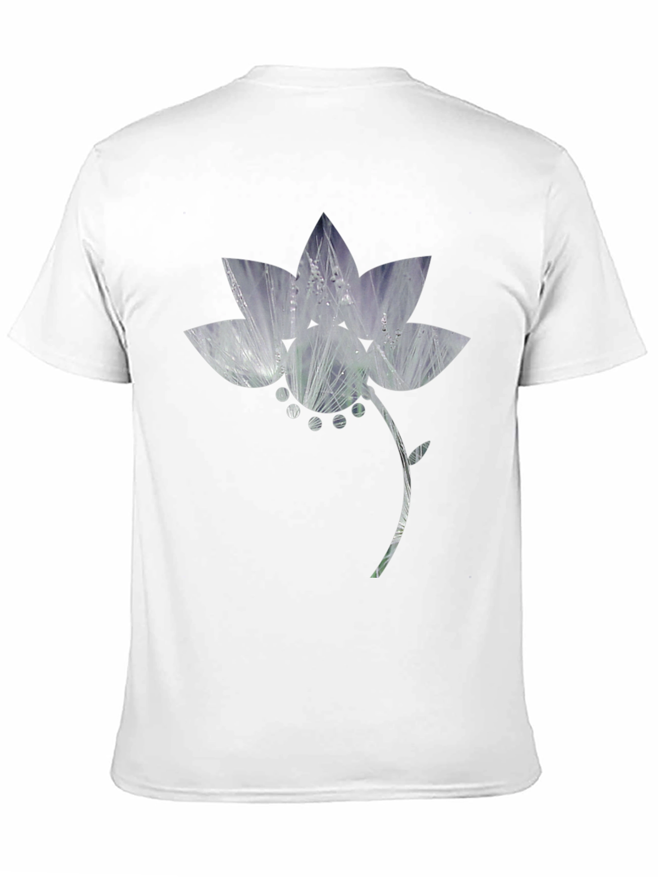 Floral Graphic Print Black T-Shirt