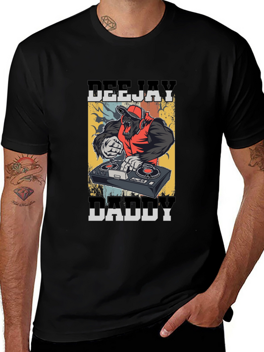 DJ Daddy Gorilla Graphic T-Shirt - Cool Hip Hop Style