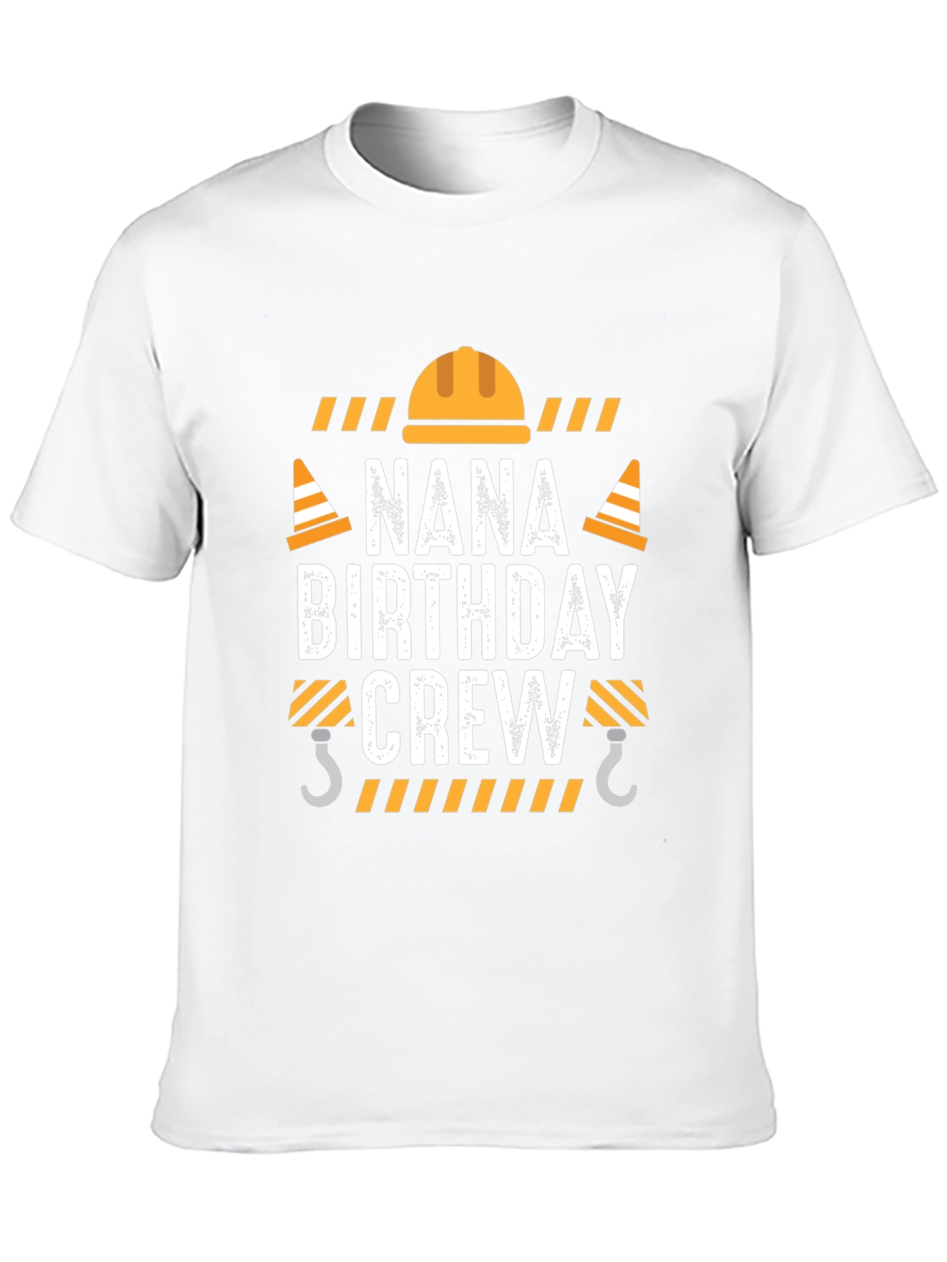 Nana Birthday Crew T-Shirt - Construction Theme