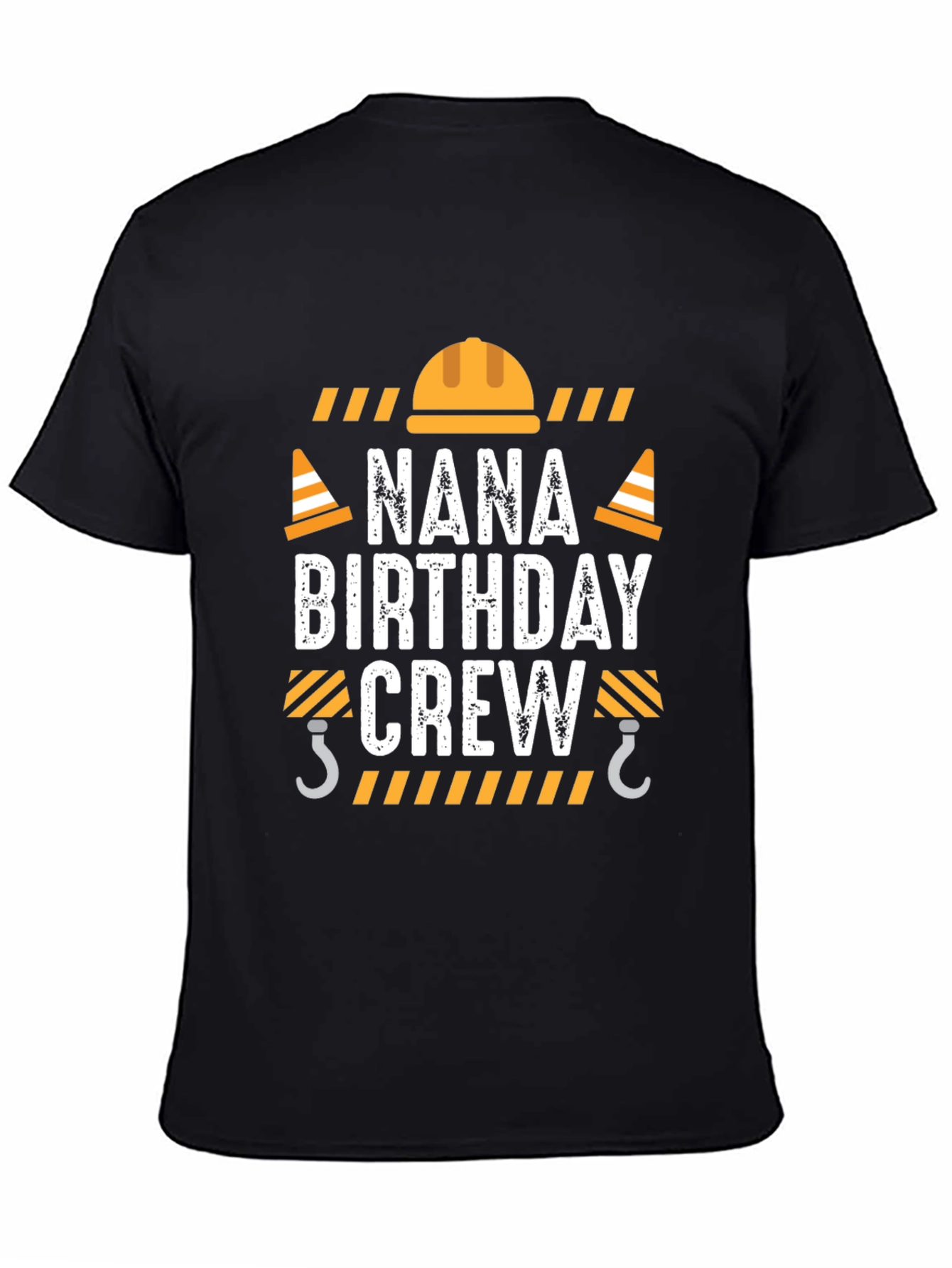 Nana Birthday Crew T-Shirt - Construction Theme