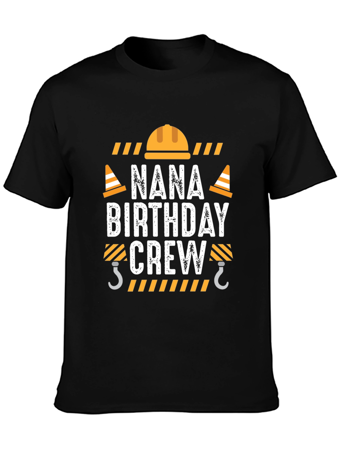 Nana Birthday Crew T-Shirt - Construction Theme