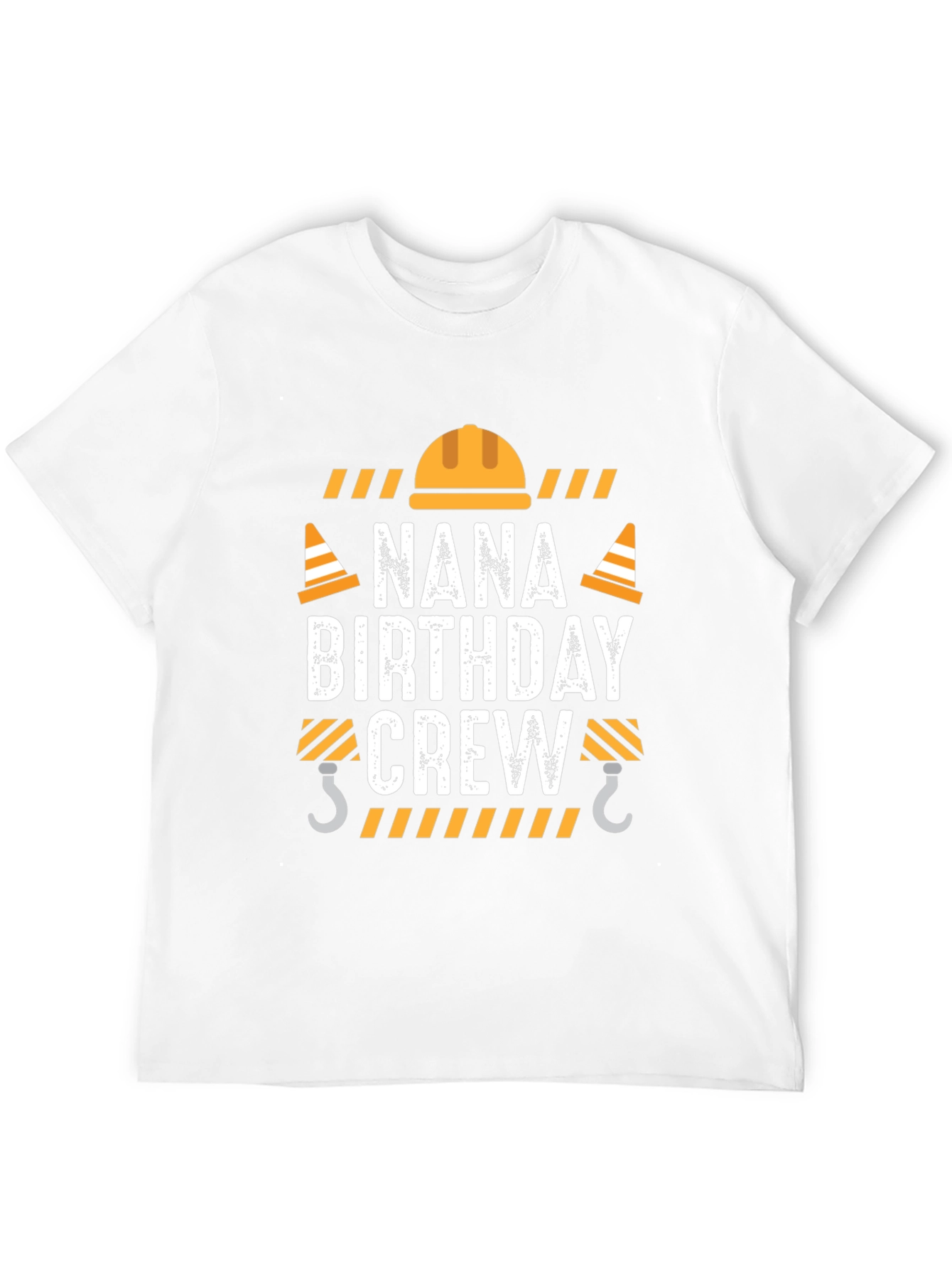 Nana Birthday Crew T-Shirt - Construction Theme