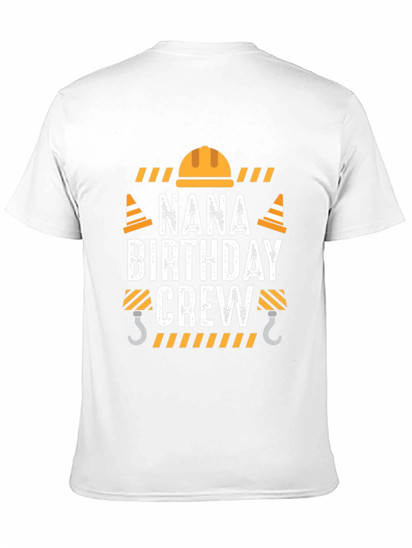 Nana Birthday Crew T-Shirt - Construction Theme