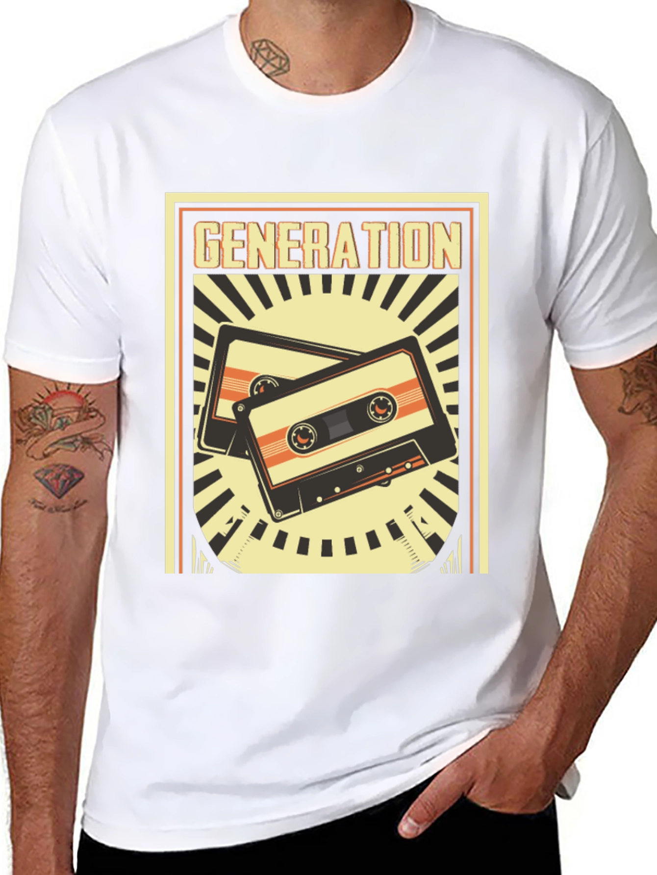 Retro Generation Cassette Tape Graphic Tee
