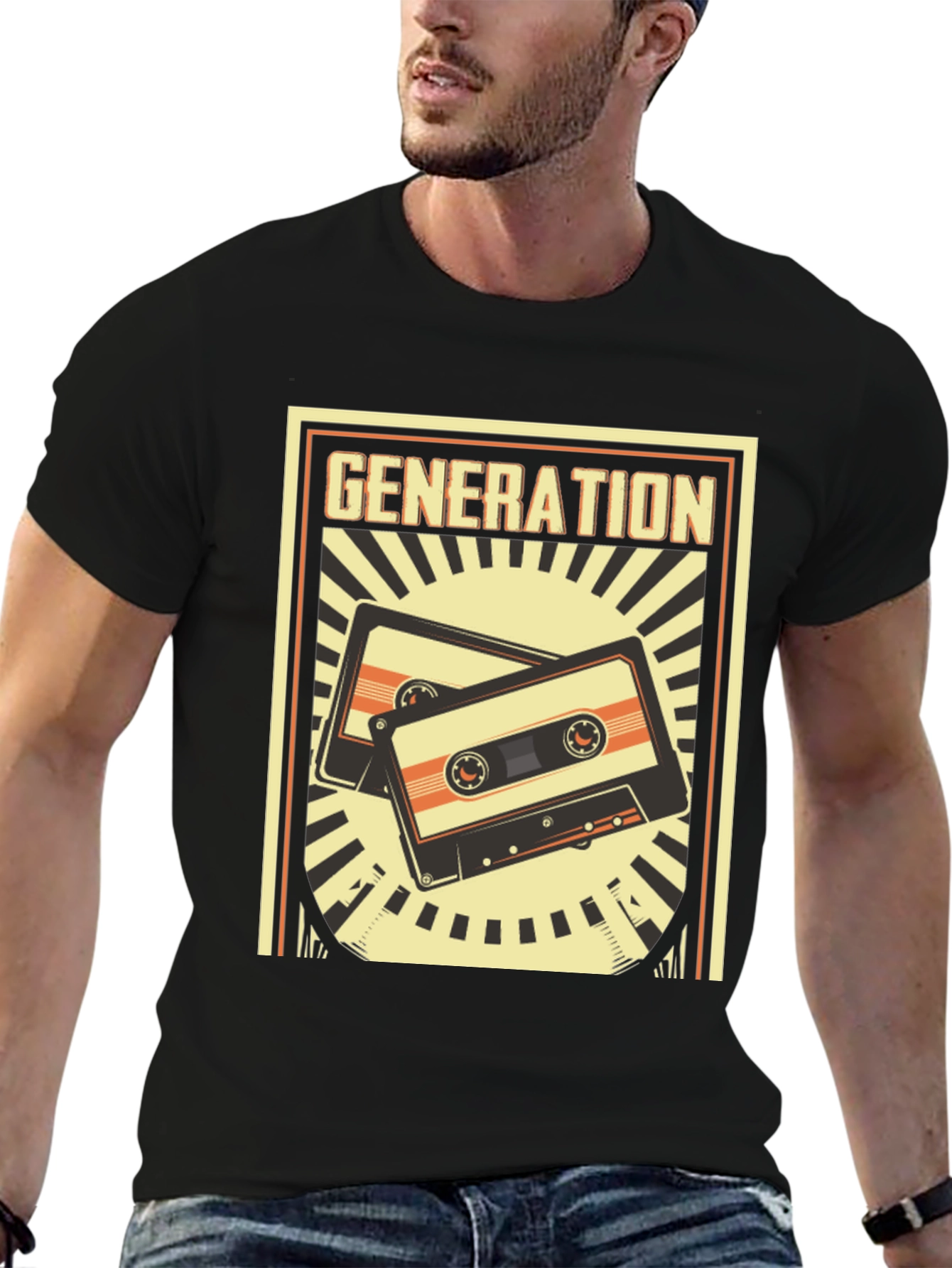 Retro Generation Cassette Tape Graphic Tee