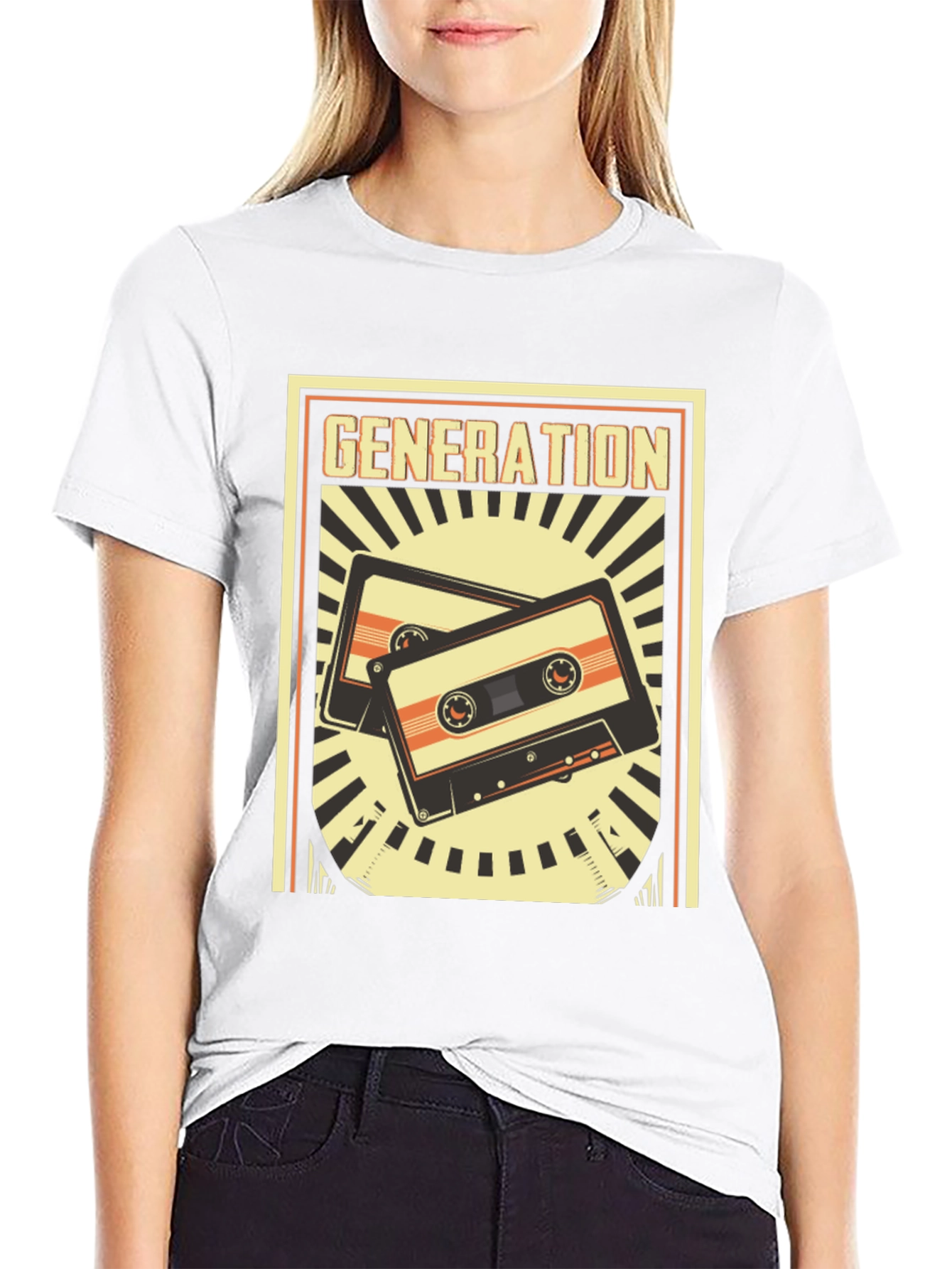 Retro Generation Cassette Tape Graphic Tee