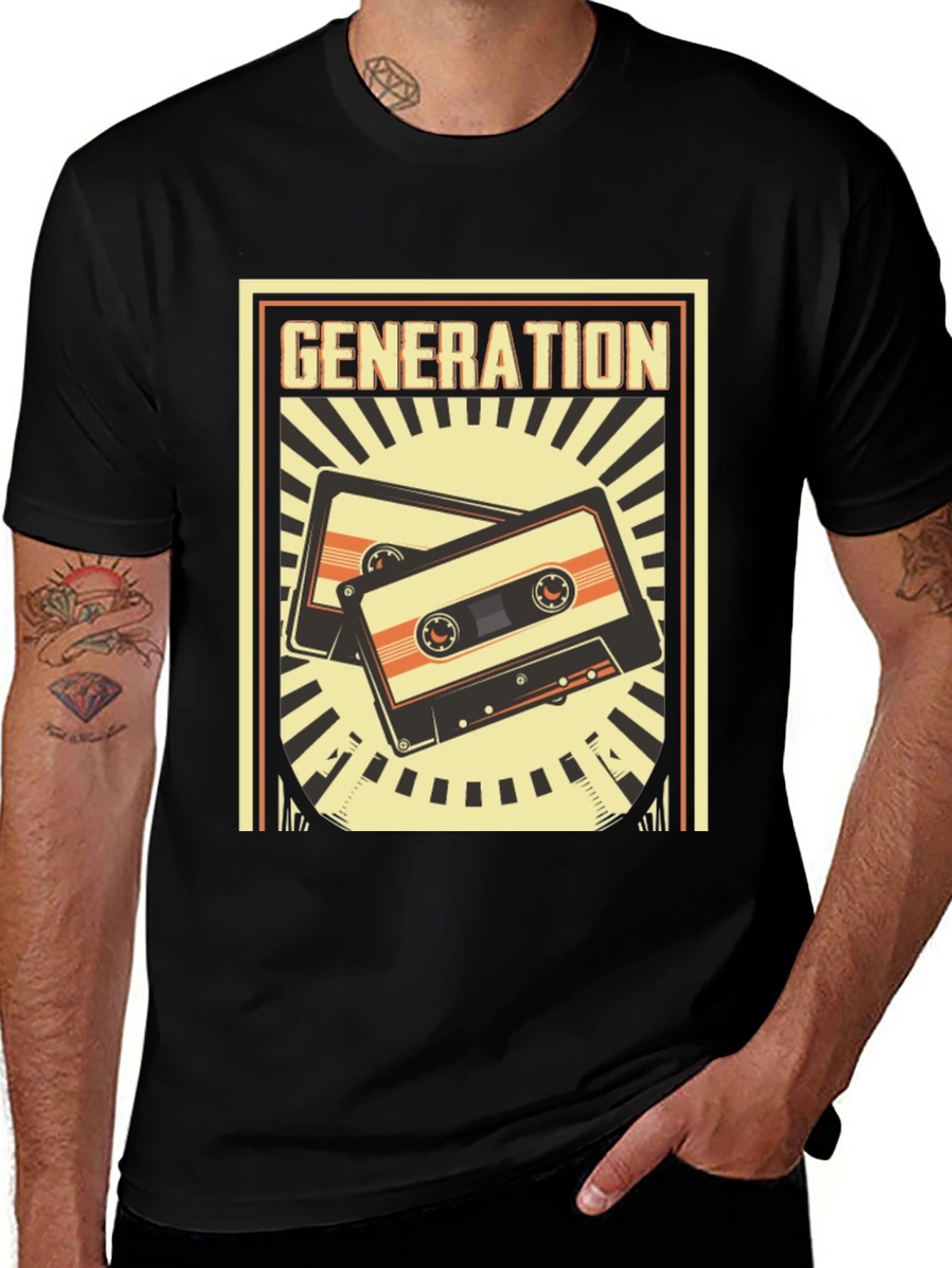 Retro Generation Cassette Tape Graphic Tee