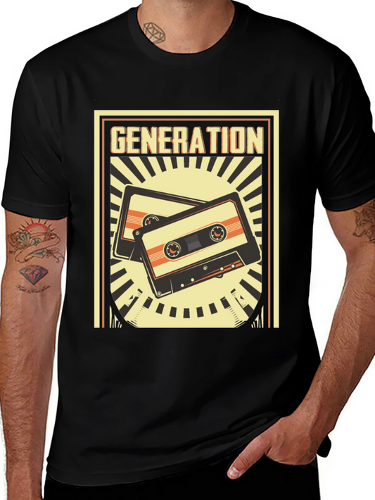 Retro Generation Cassette Tape Graphic Tee