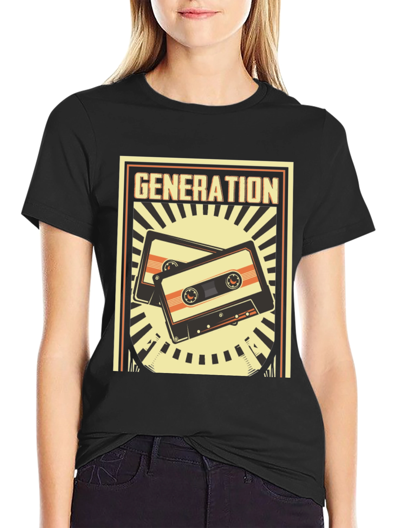Retro Generation Cassette Tape Graphic Tee