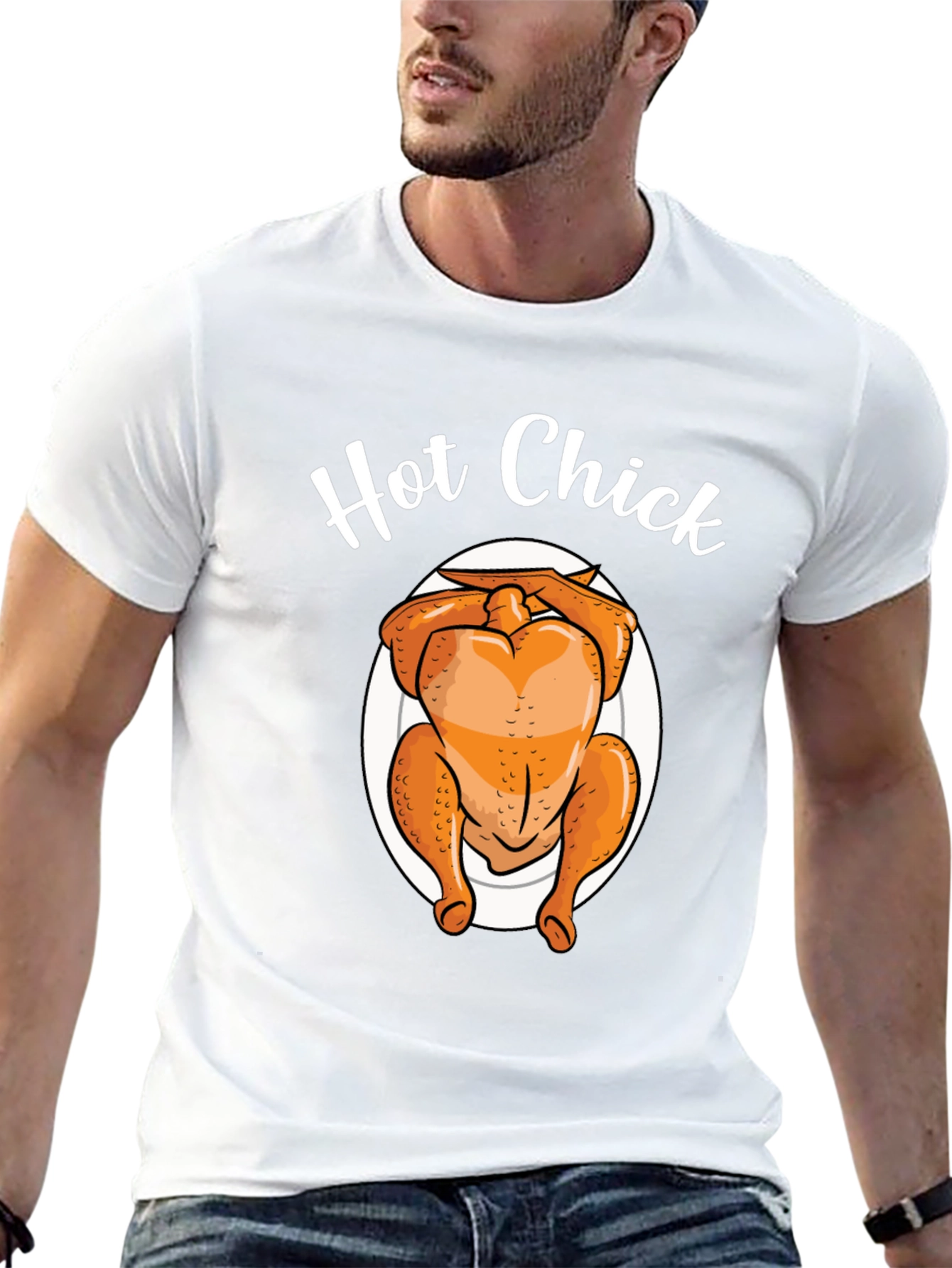 Hot Chick T-Shirt - Funny Thanksgiving Turkey Tee