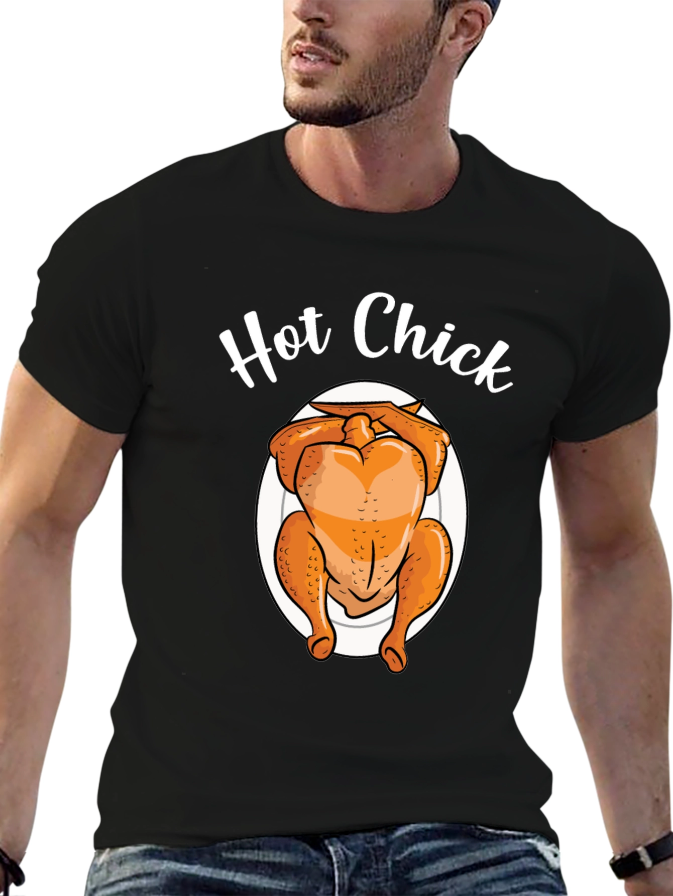 Hot Chick T-Shirt - Funny Thanksgiving Turkey Tee