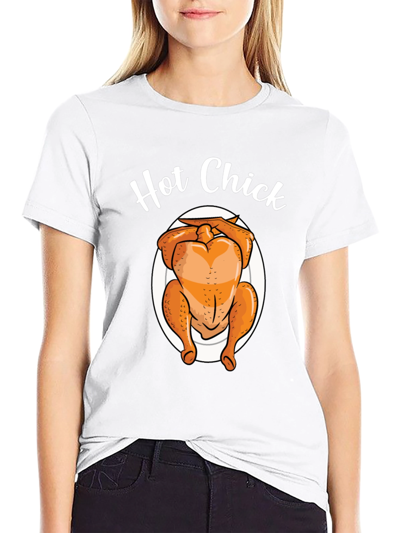 Hot Chick T-Shirt - Funny Thanksgiving Turkey Tee