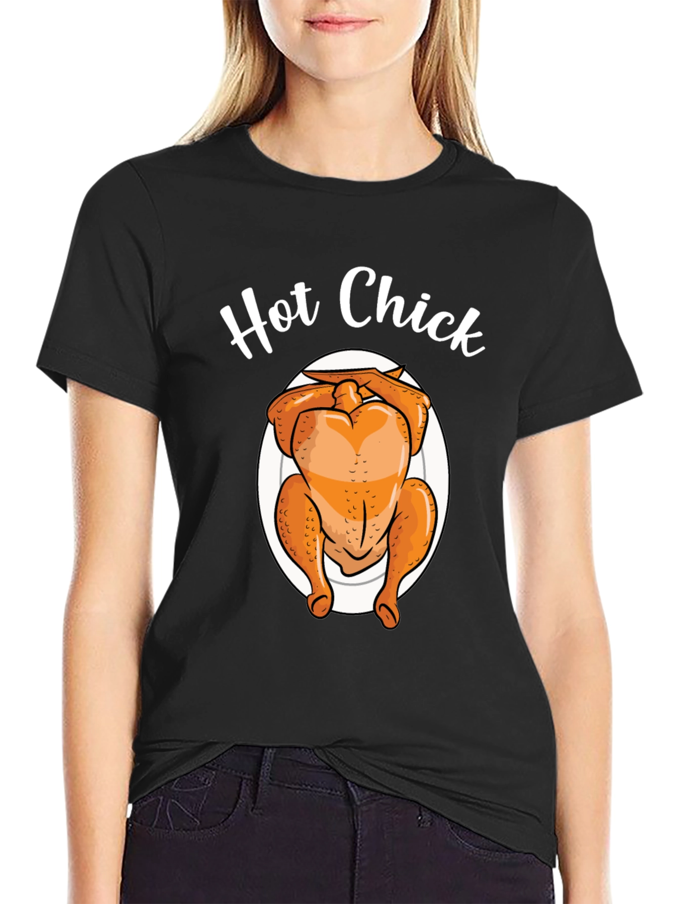 Hot Chick T-Shirt - Funny Thanksgiving Turkey Tee