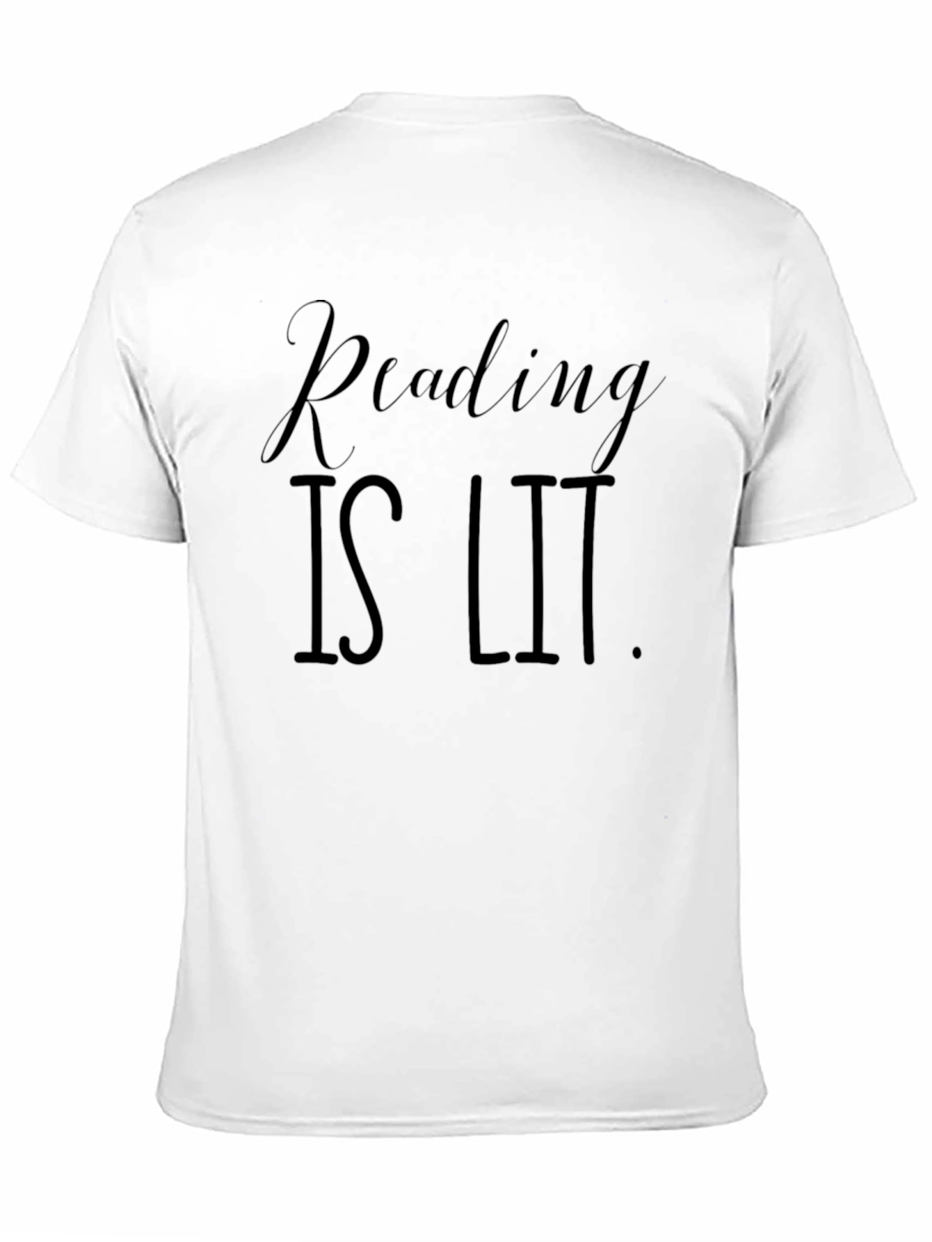 Reading Is Lit Black Graphic Tee