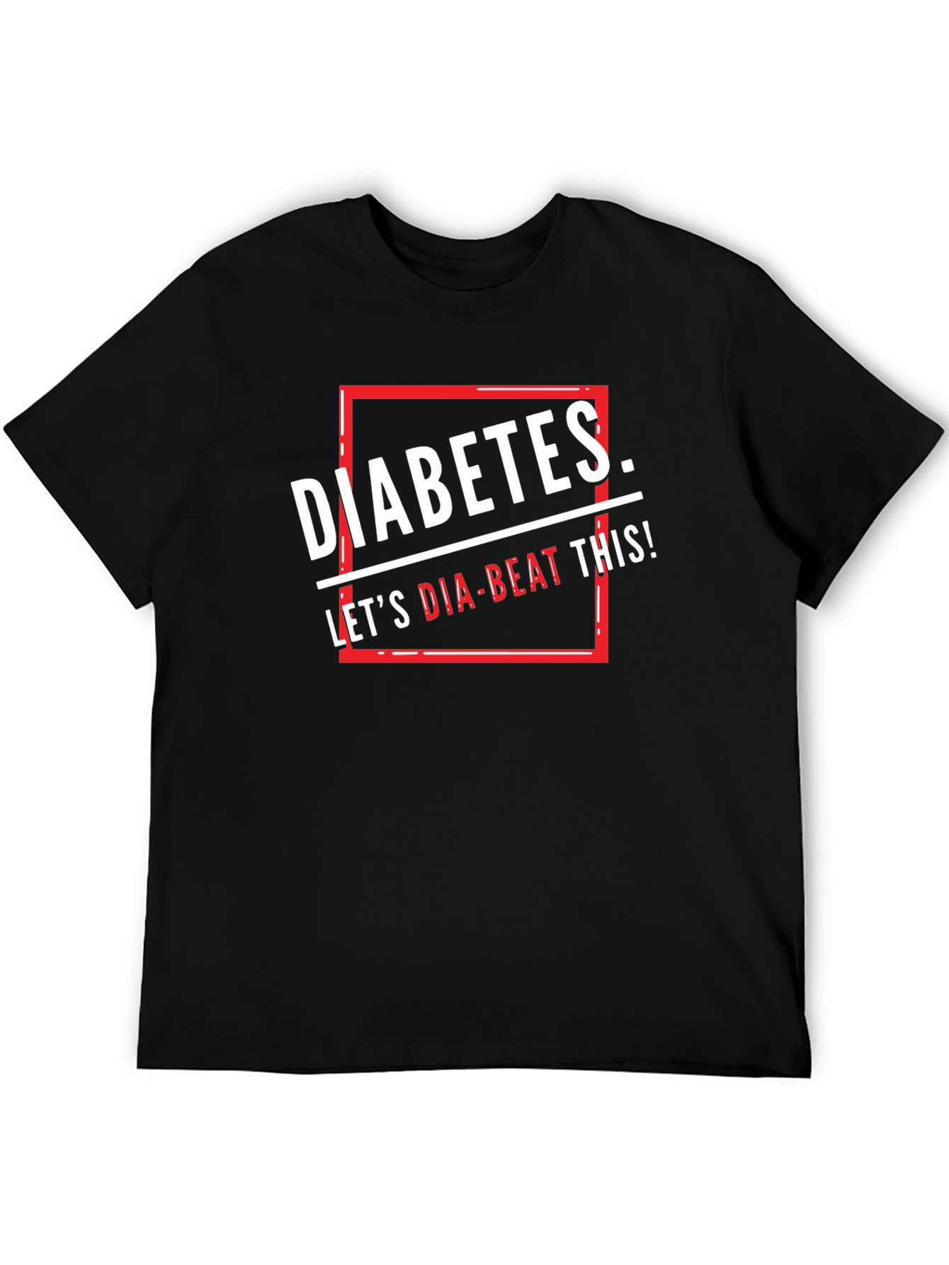 Diabetes Lets Dia-Beat This! Graphic T-Shirt