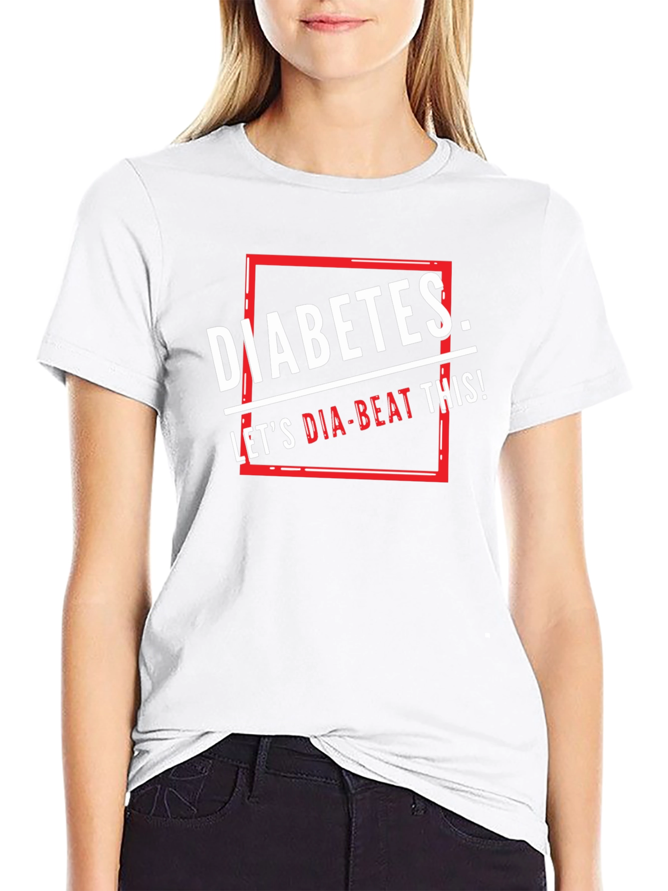 Diabetes Lets Dia-Beat This! Graphic T-Shirt
