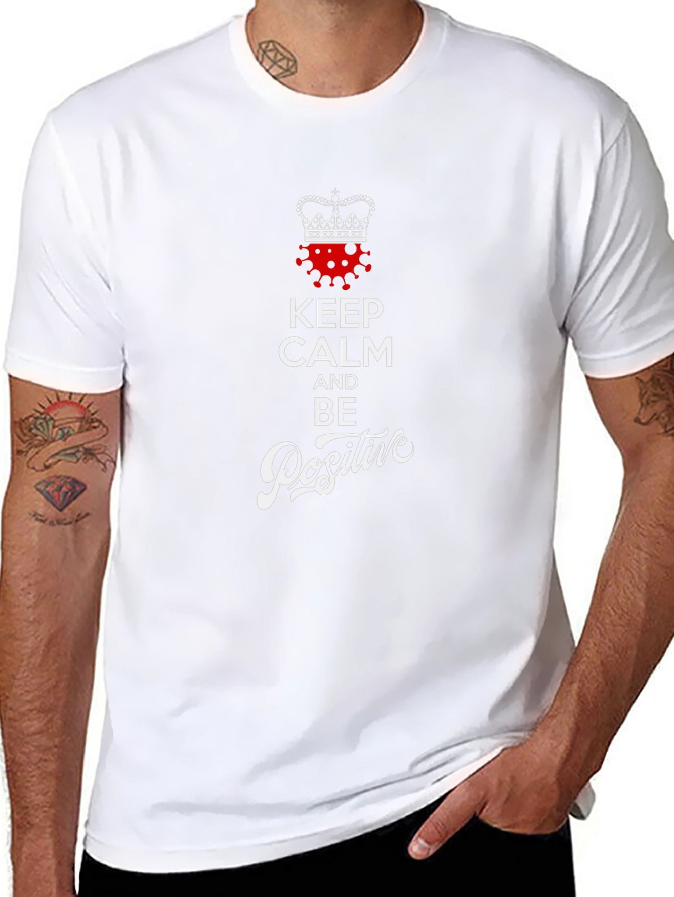 Keep Calm & Be Positive T-Shirt