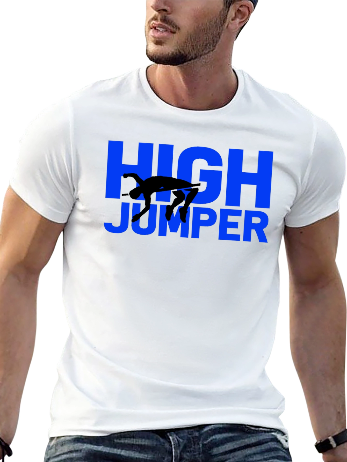 High Jumper Graphic T-Shirt - Athletic Design