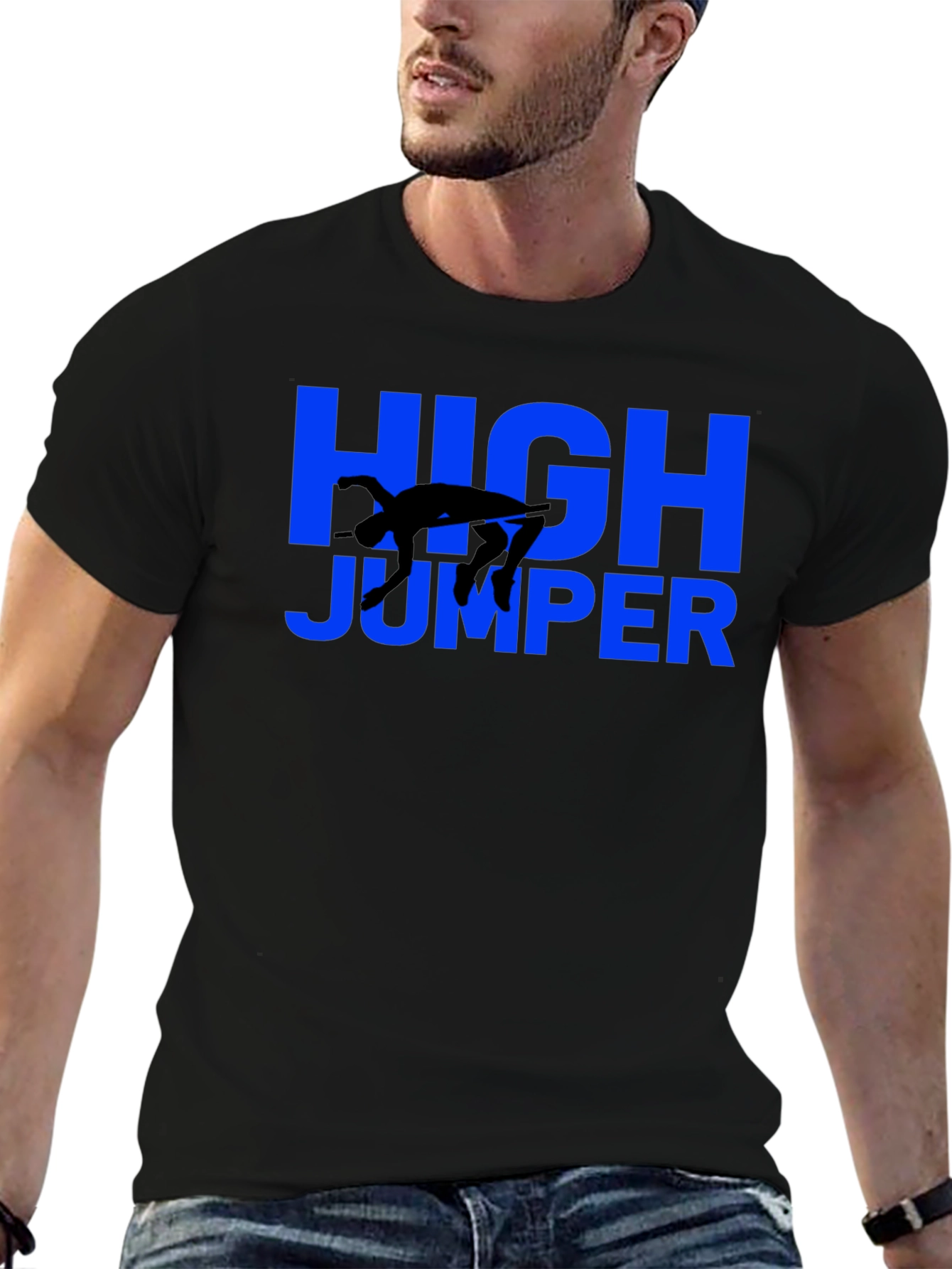 High Jumper Graphic T-Shirt - Athletic Design