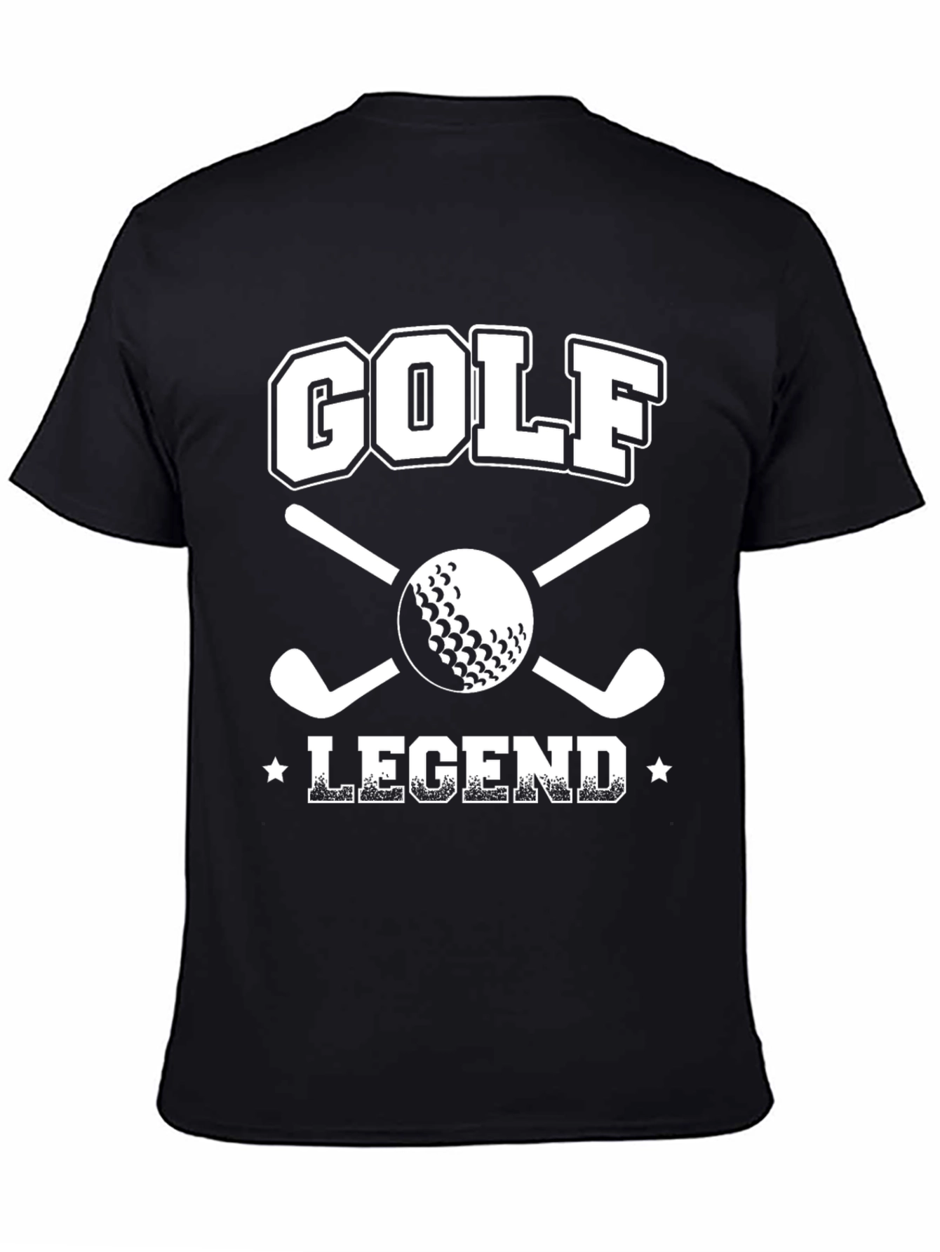 Golf Legend Black T-Shirt